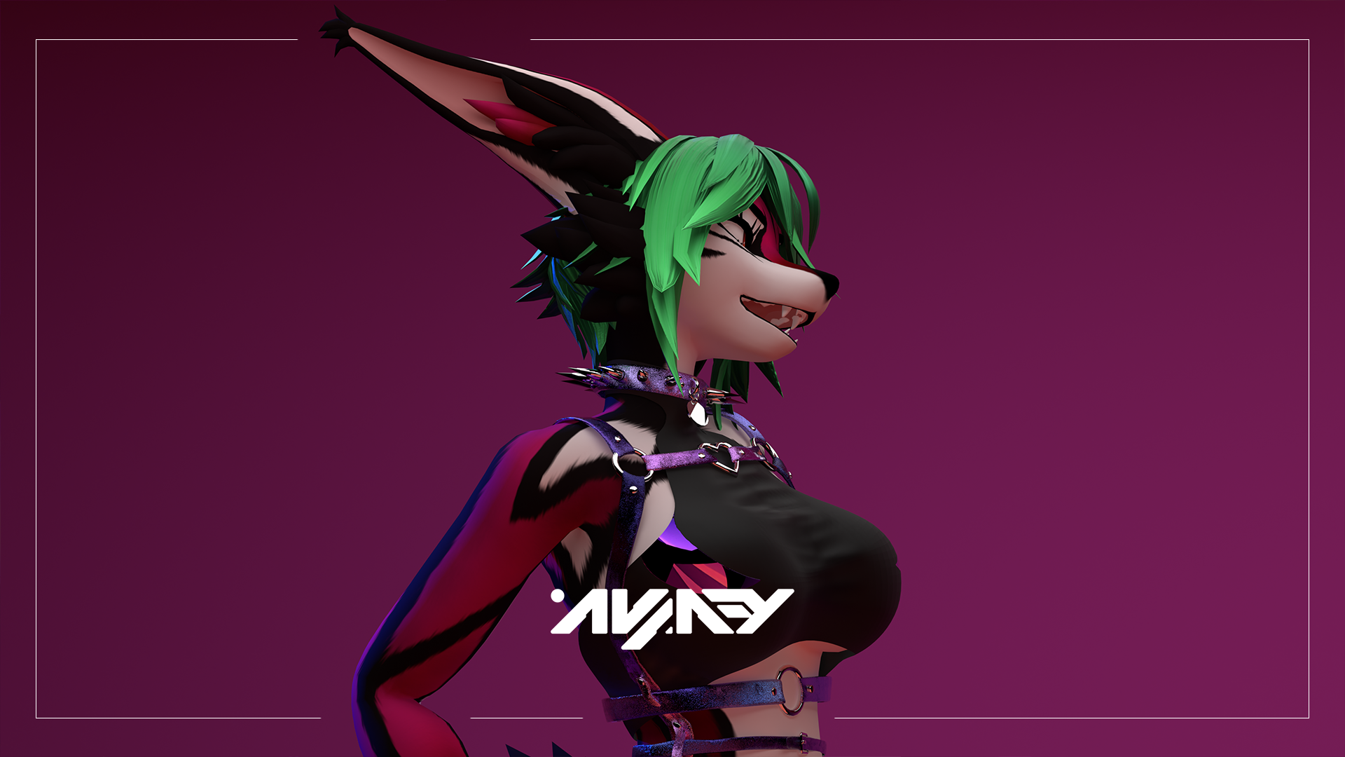 Short Stylist Hairs for Foxmoth VRChat