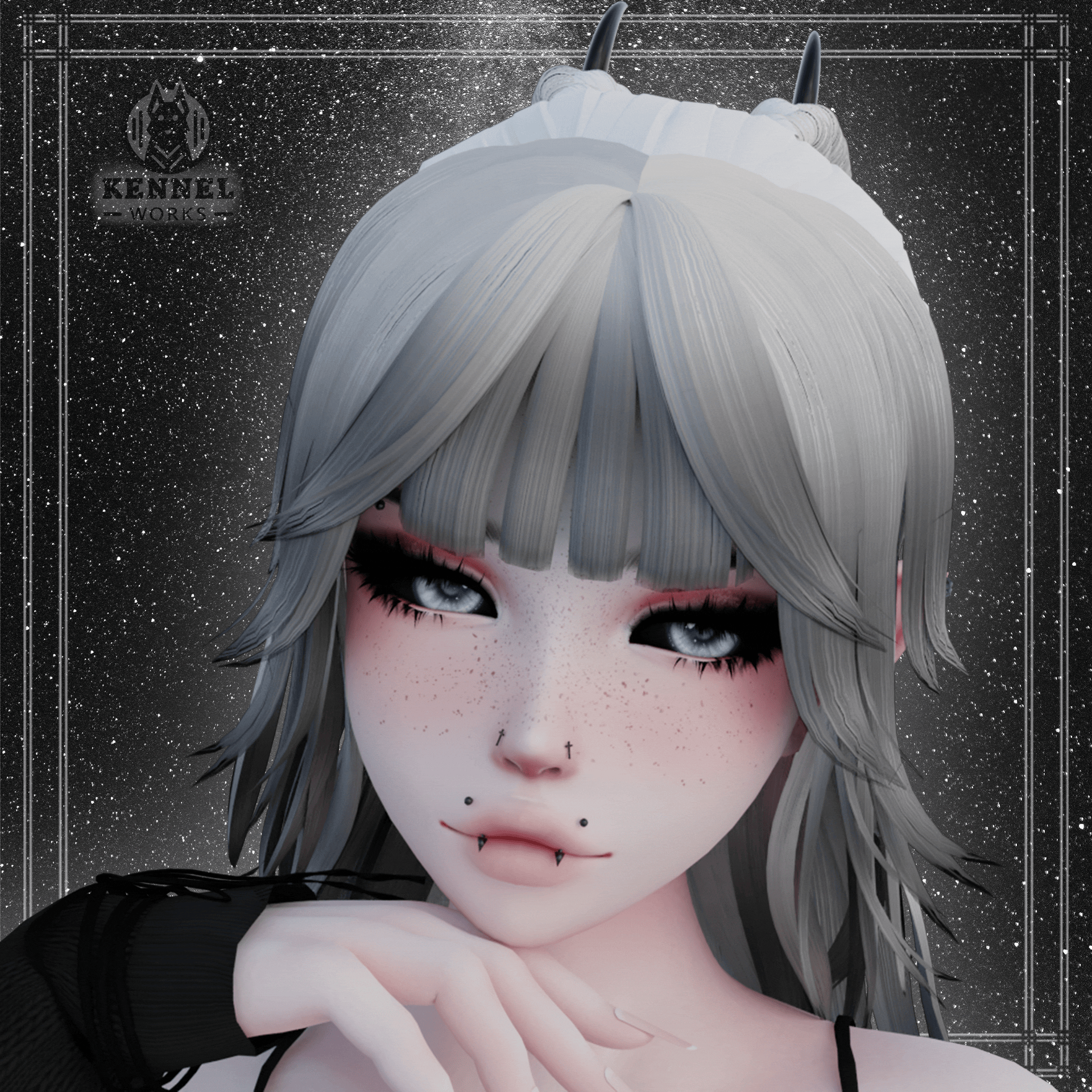 SALEM'S HAIR || RIGGED || BANGS SHAPEKEYS