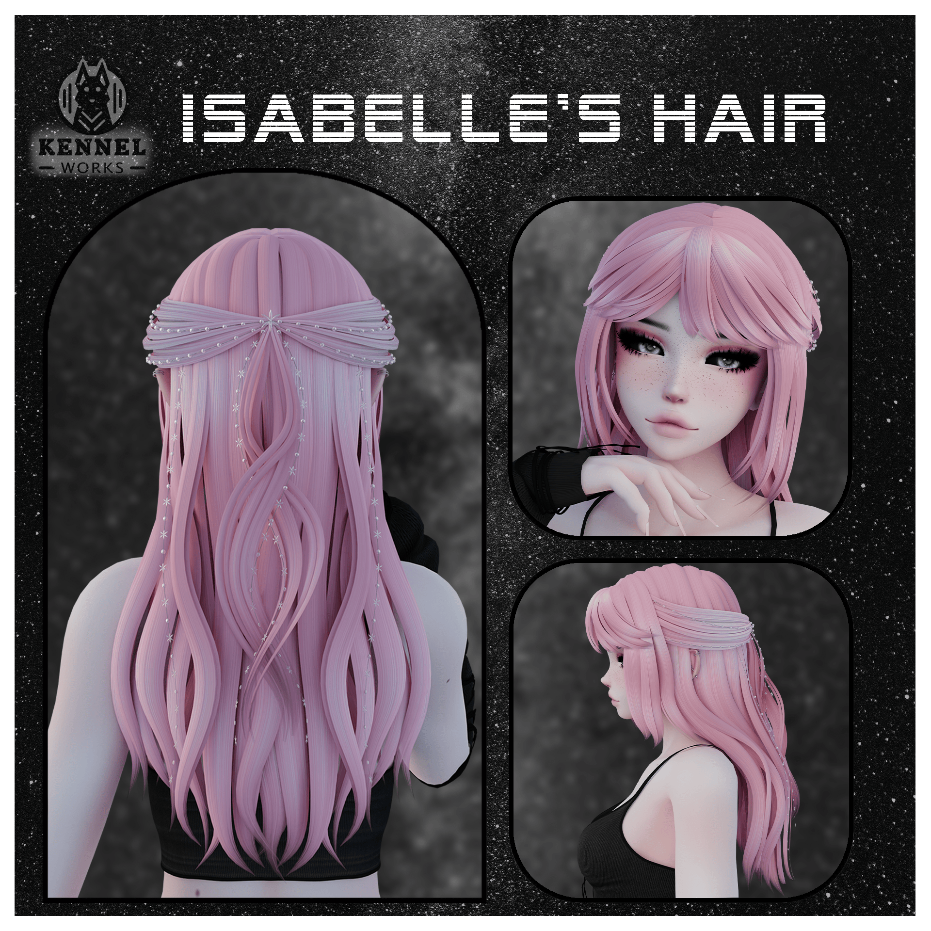 ISABELLE'S HAIR || BANGS SHAPEKEYS