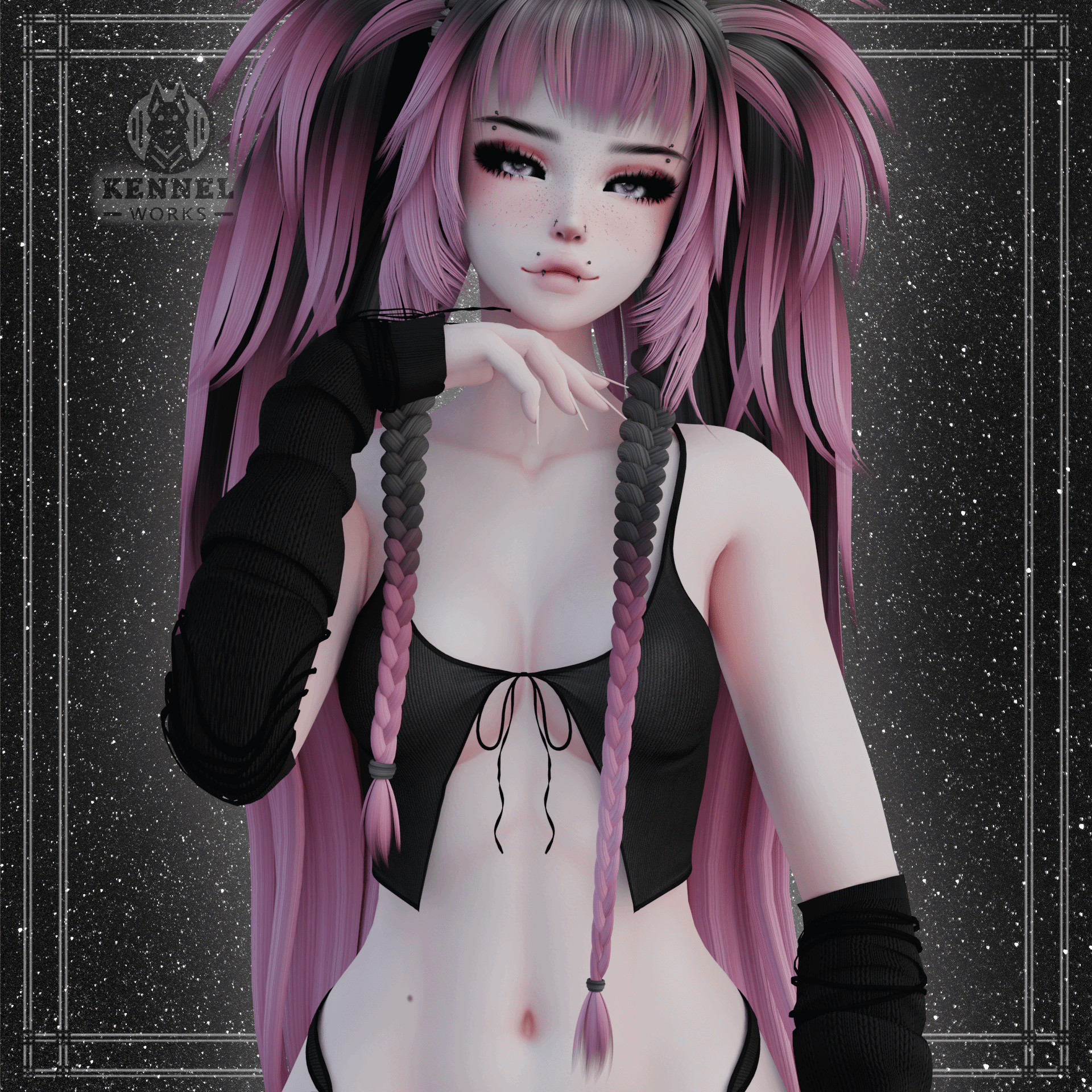 KIRI HAIR || PC & QUEST