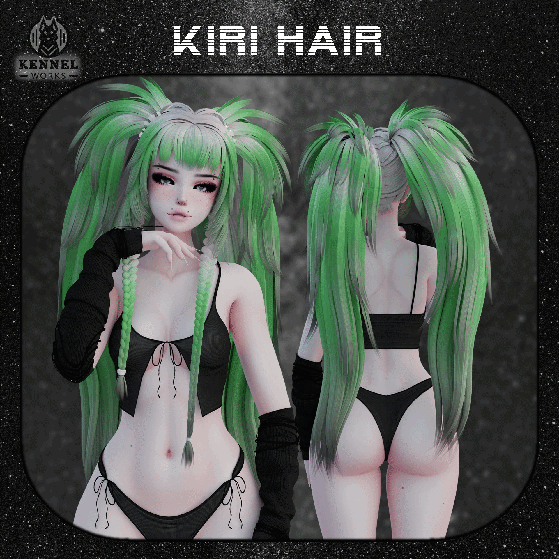 KIRI HAIR || PC & QUEST