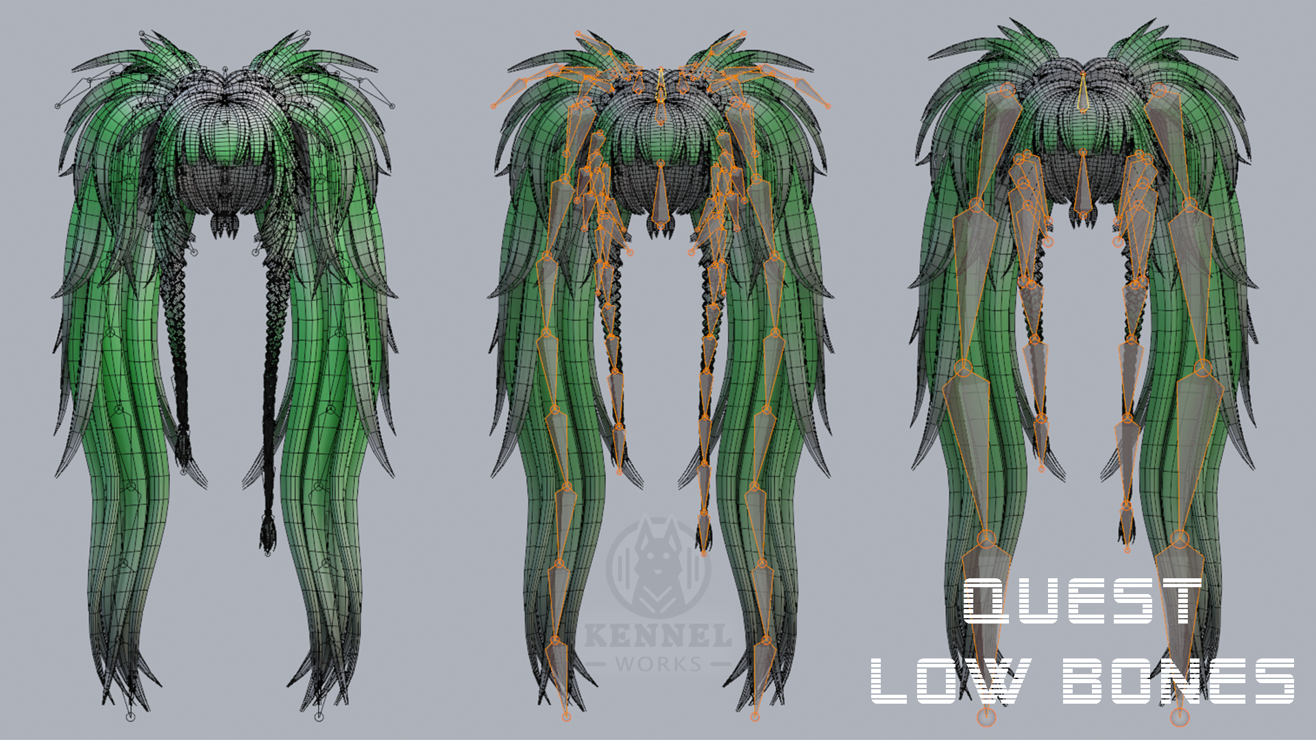 KIRI HAIR || PC & QUEST