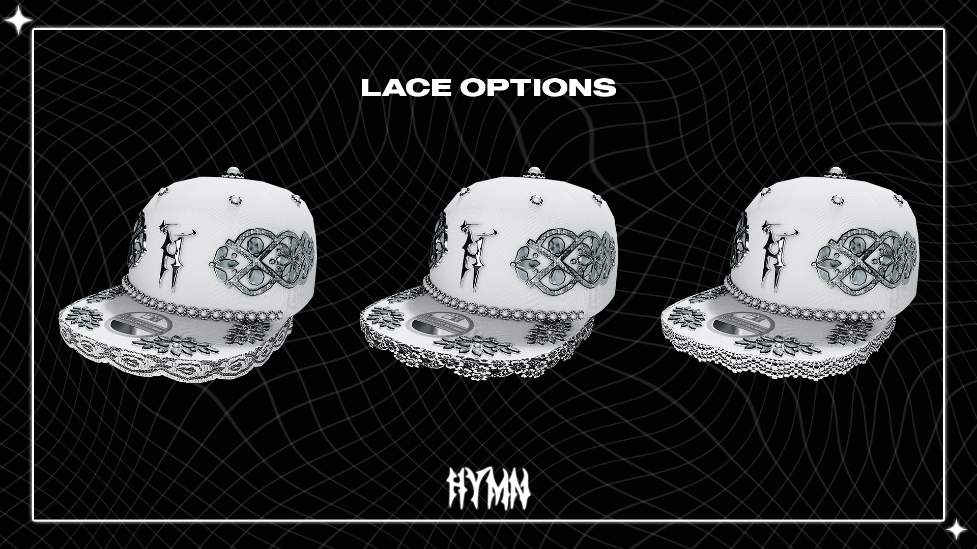 Rhinestone Fitted