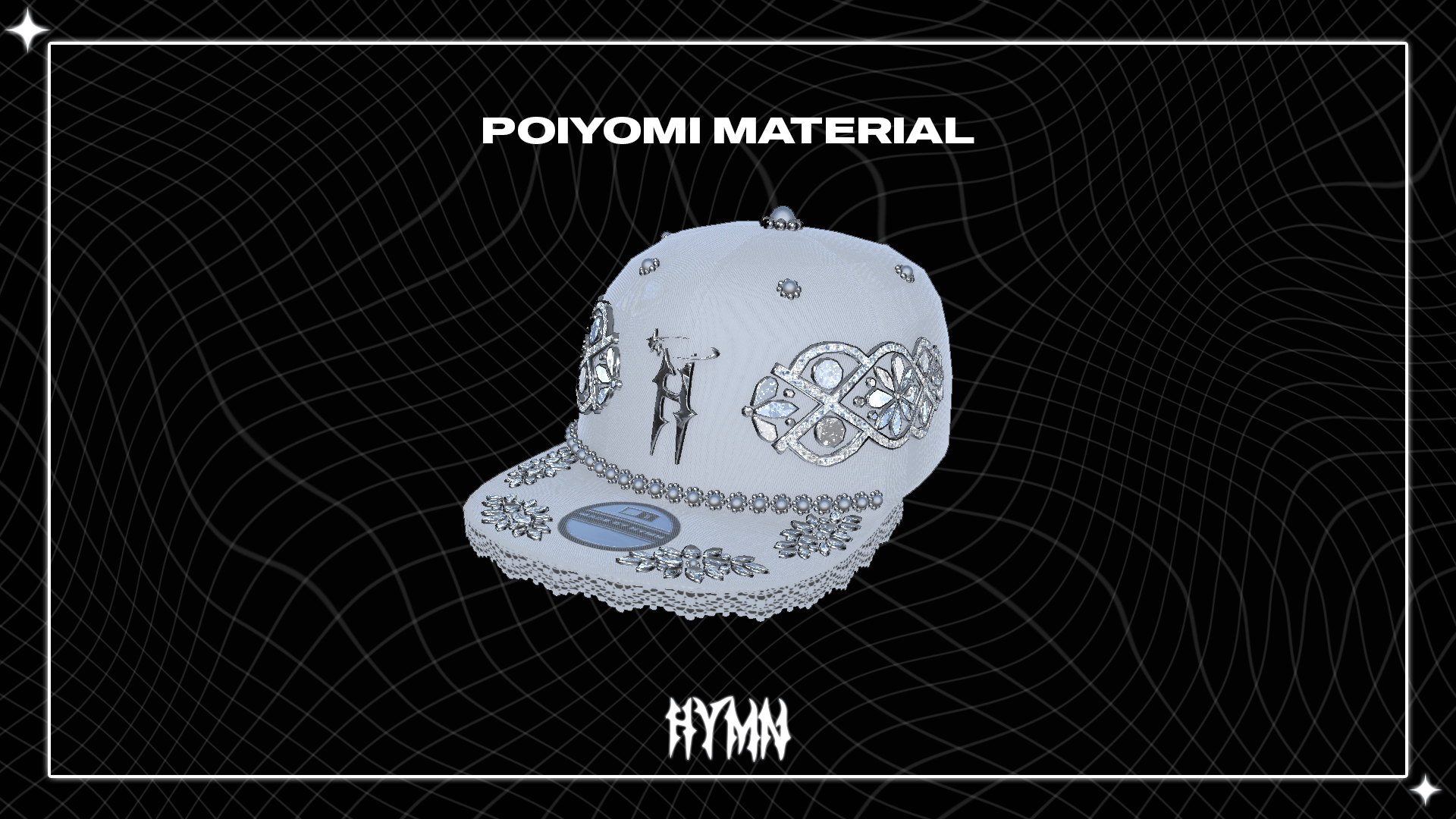 Rhinestone Fitted