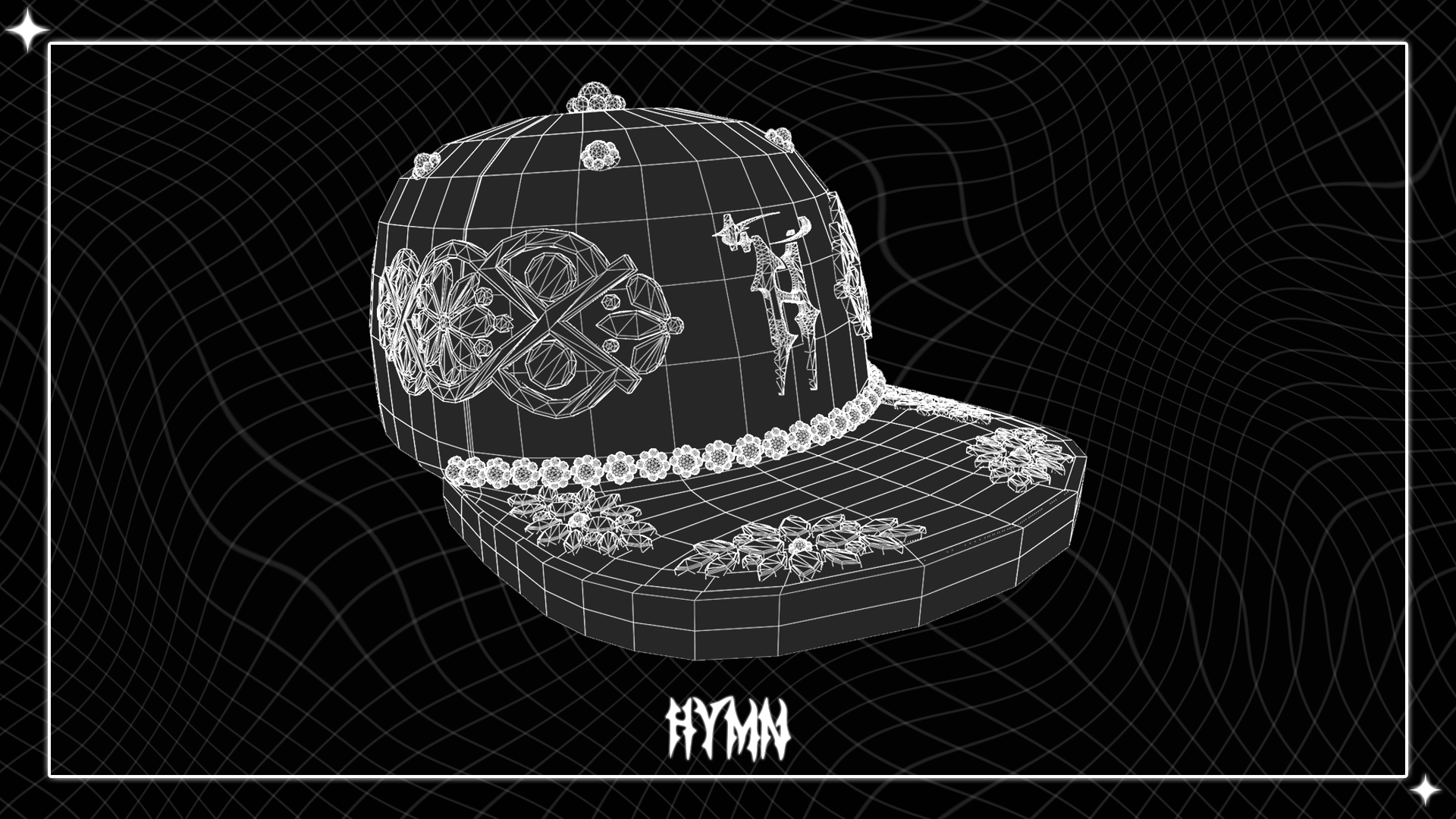 Rhinestone Fitted