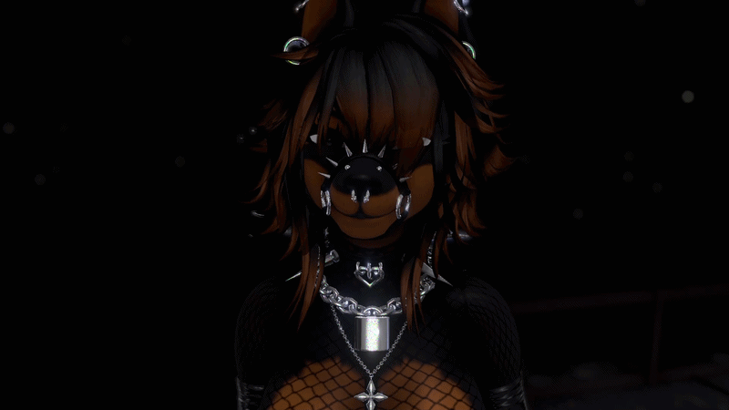 「 Sabrina - Doberman/Huskey Furry」 ♡ PC/Quest/Facetracking