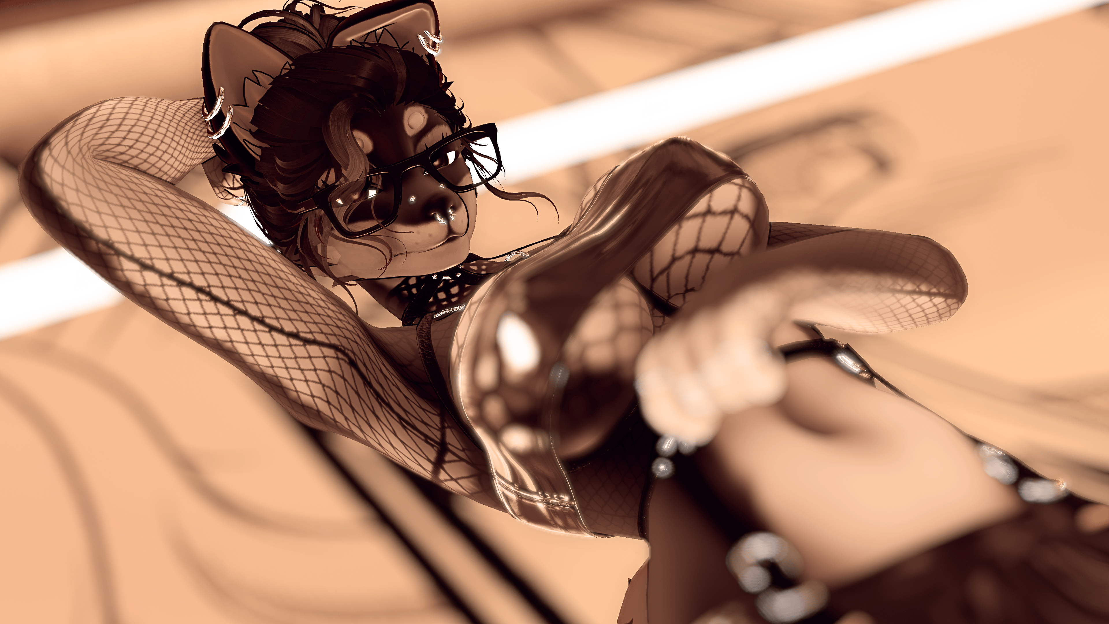 「 Sabrina - Doberman/Huskey Furry」 ♡ PC/Quest/Facetracking