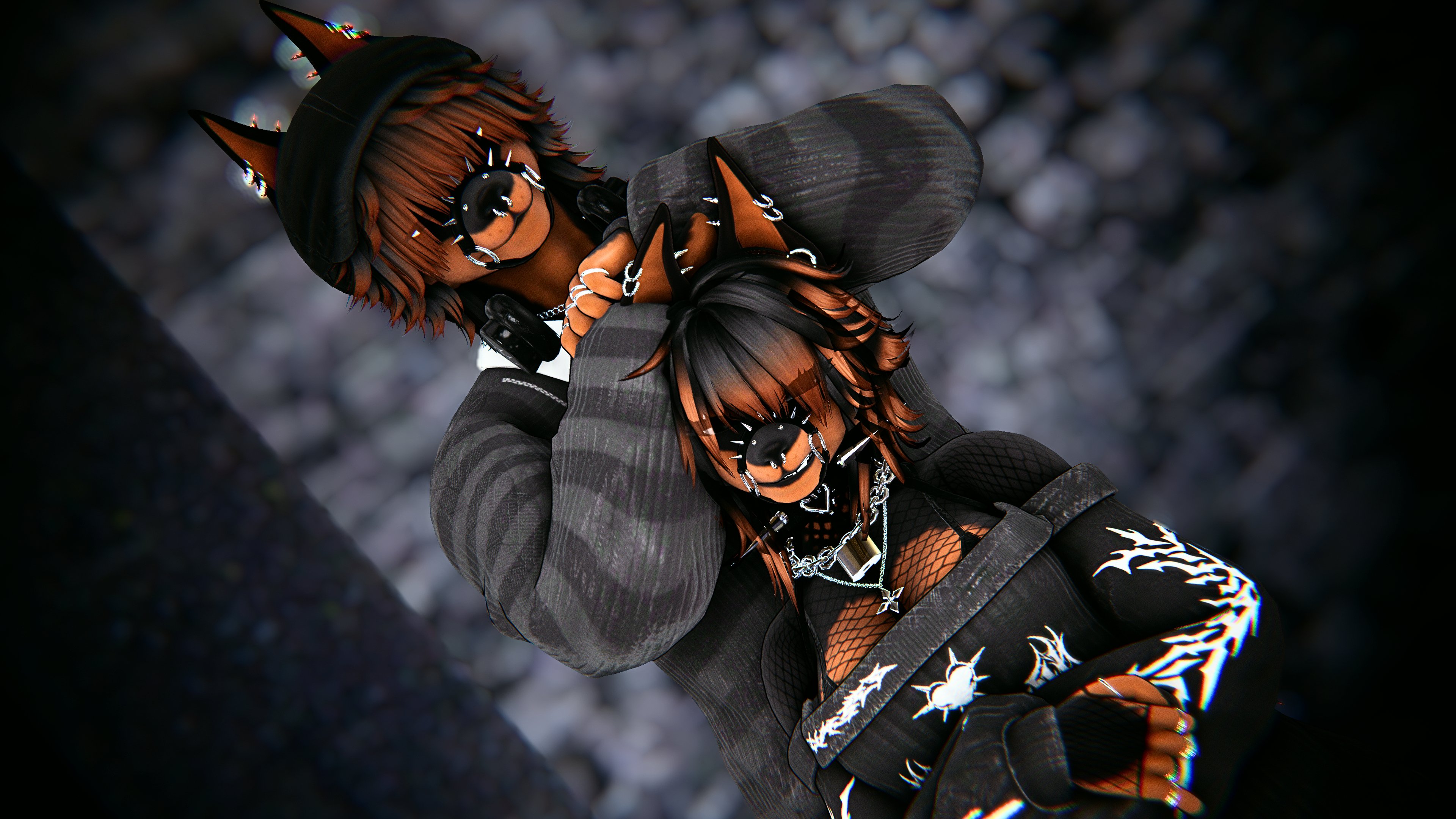 「 Sabrina - Doberman/Huskey Furry」 ♡ PC/Quest/Facetracking