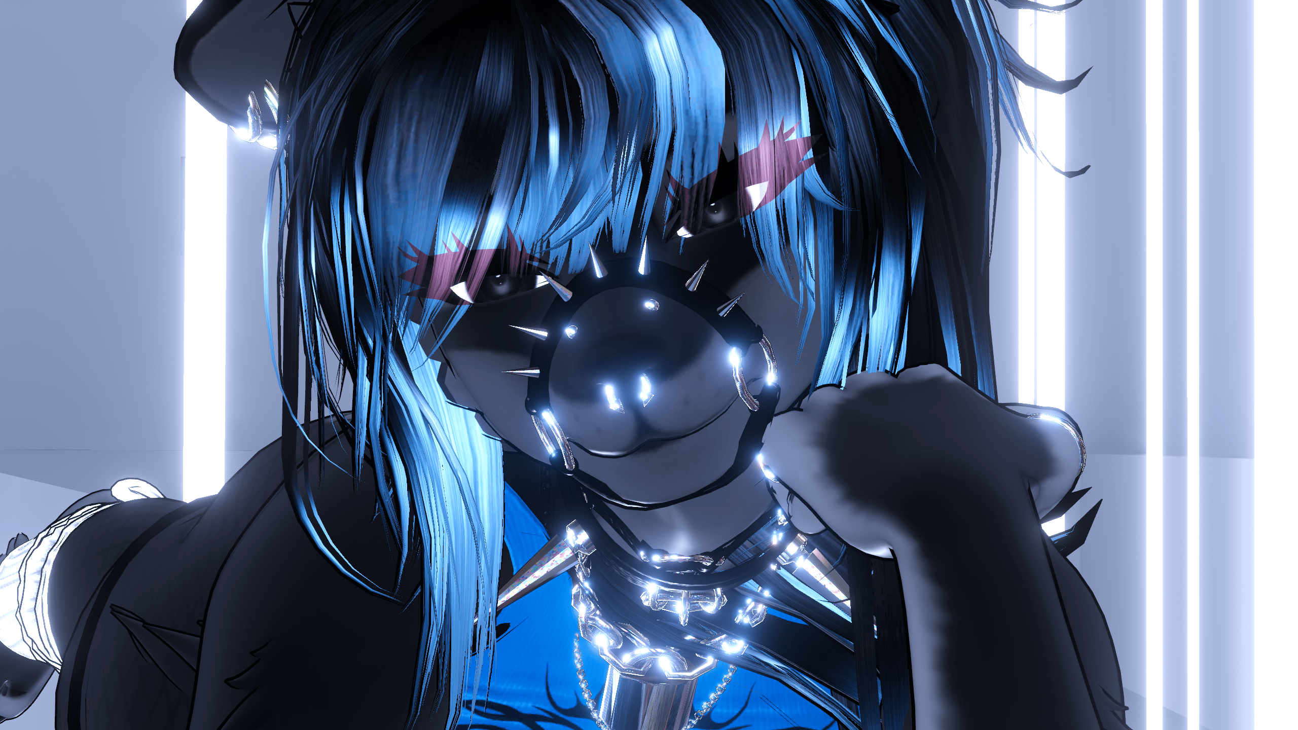 「 Sabrina - Doberman/Huskey Furry」 ♡ PC/Quest/Facetracking