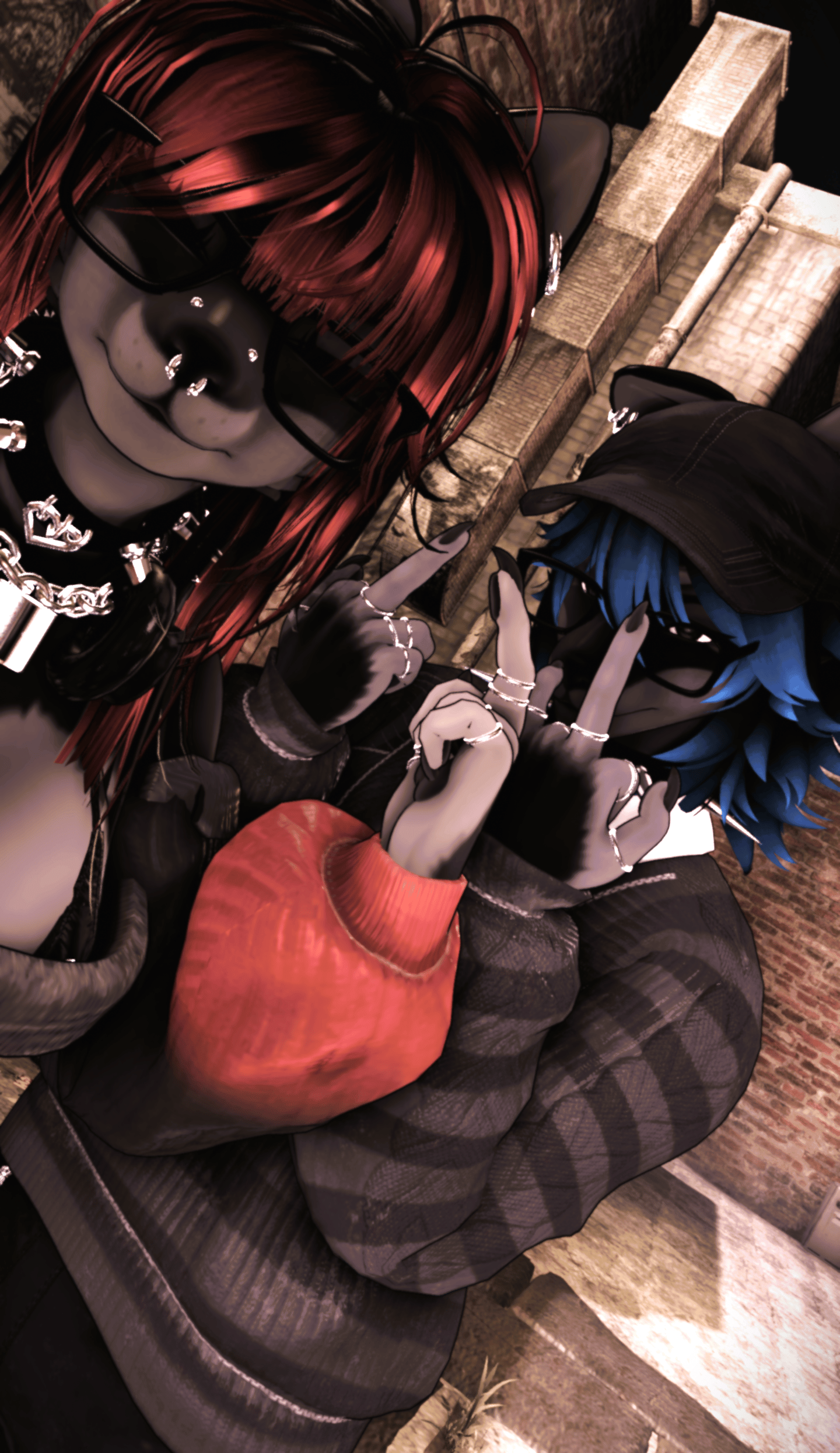 「 Rex - Doberman/Huskey Furry」 ♡ PC/Quest/Facetracking