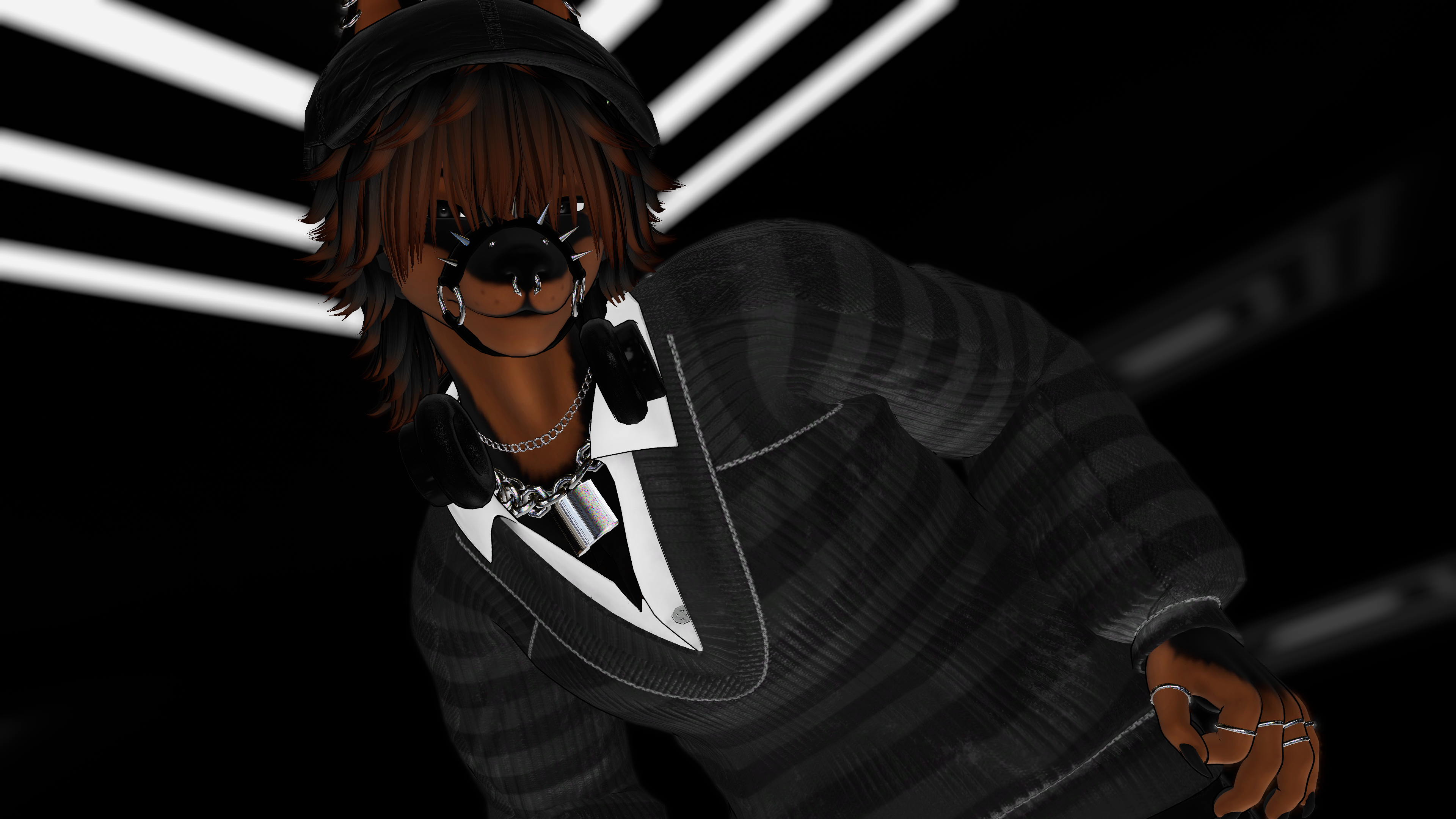 「 Rex - Doberman/Huskey Furry」 ♡ PC/Quest/Facetracking
