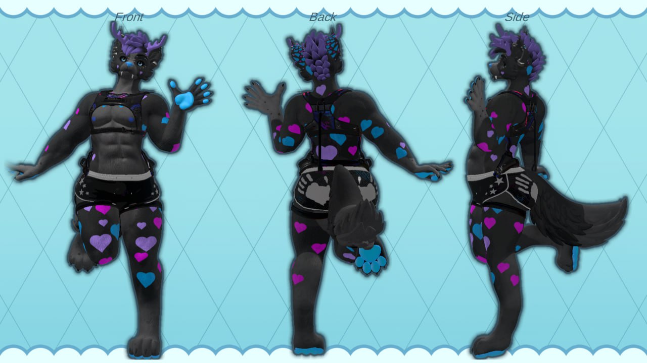 Winterpaw Canine (male) - Heart Dalmation