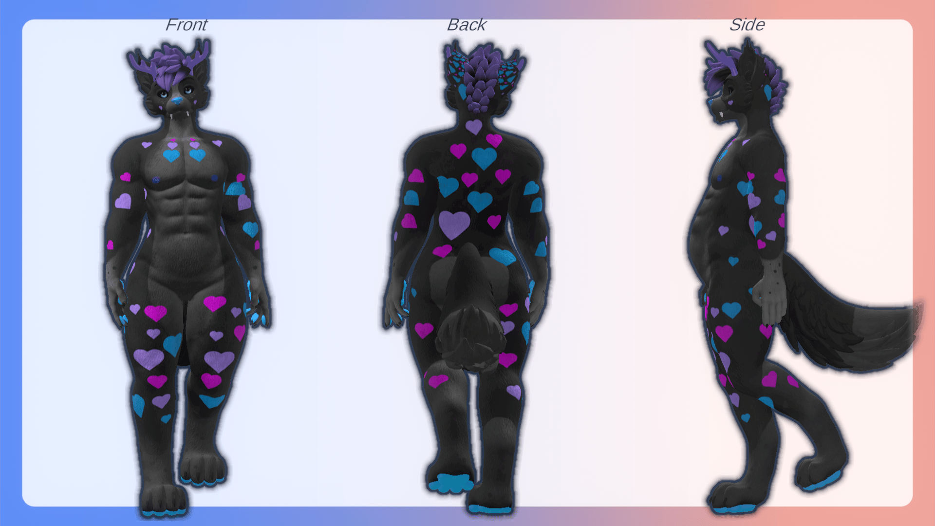 Winterpaw Canine (male) - Heart Dalmation