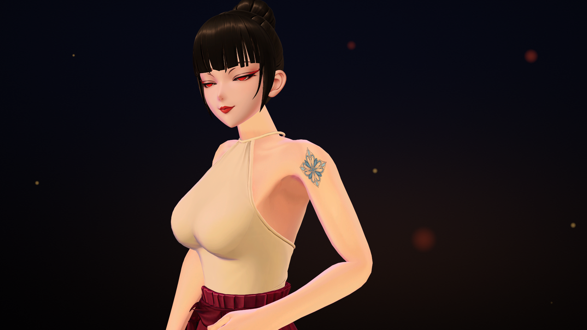 Hanabishi — Hanabishi Crest Tattoo, Glow / ON-OFF (VRChat / Modular Avatar / PC)