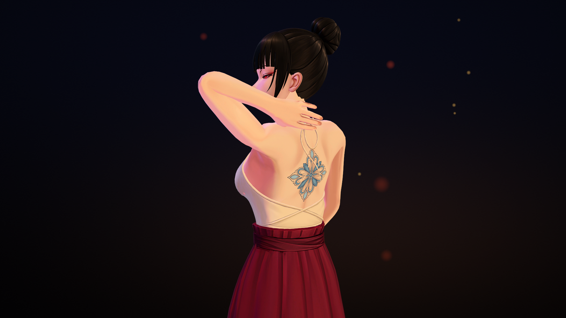Hanabishi — Hanabishi Crest Tattoo, Glow / ON-OFF (VRChat / Modular Avatar / PC)