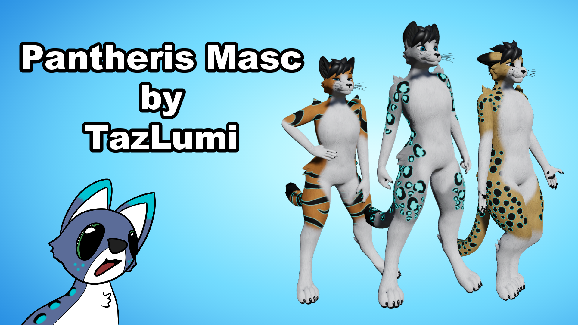 Pantheris Masc VRC Avatar (PC + Quest)