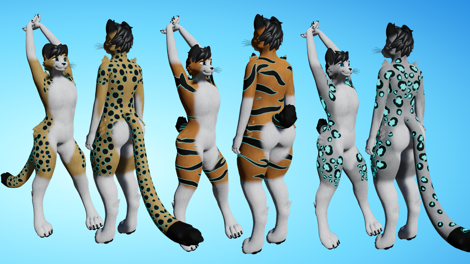 Pantheris Masc VRC Avatar (PC + Quest)