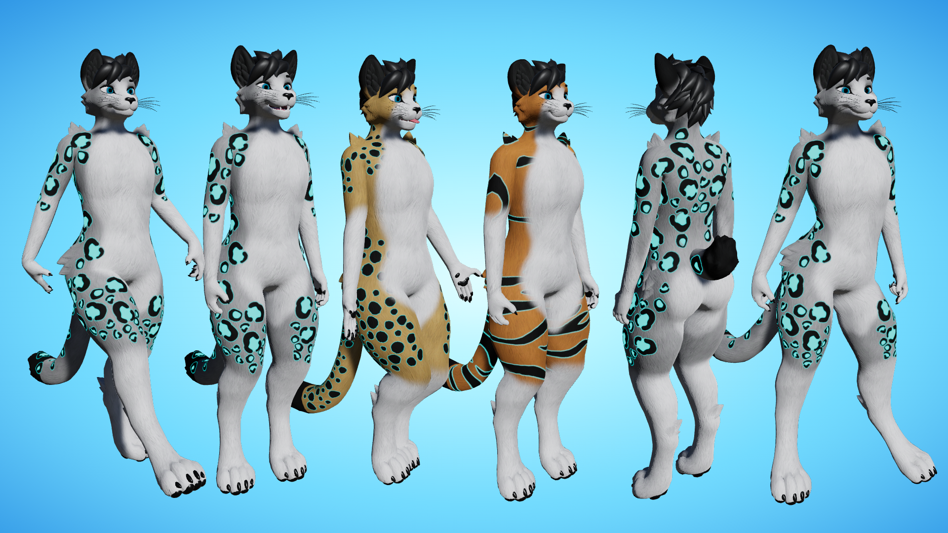 Pantheris Masc VRC Avatar (PC + Quest)
