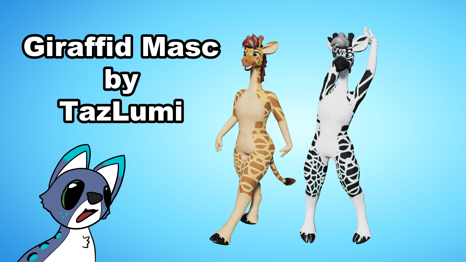 Giraffid Masc VRC Avatar (PC + Quest)