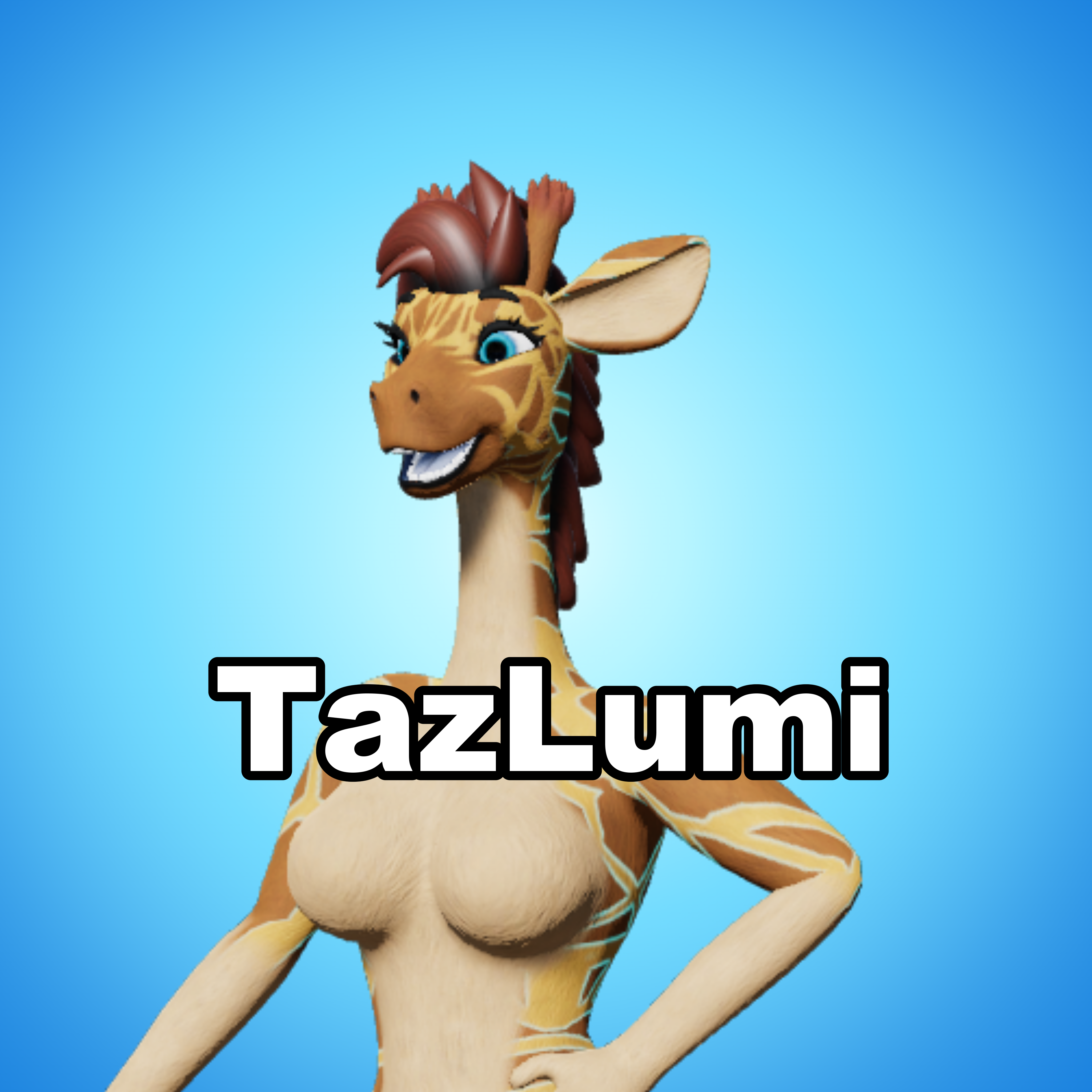 Giraffid Fem VRC Avatar (PC + Quest)
