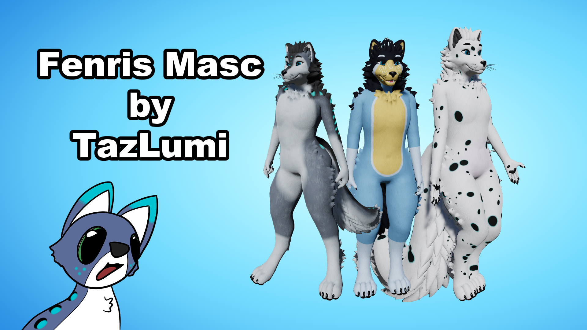 Fenris Masc VRC Avatar (PC + Quest)