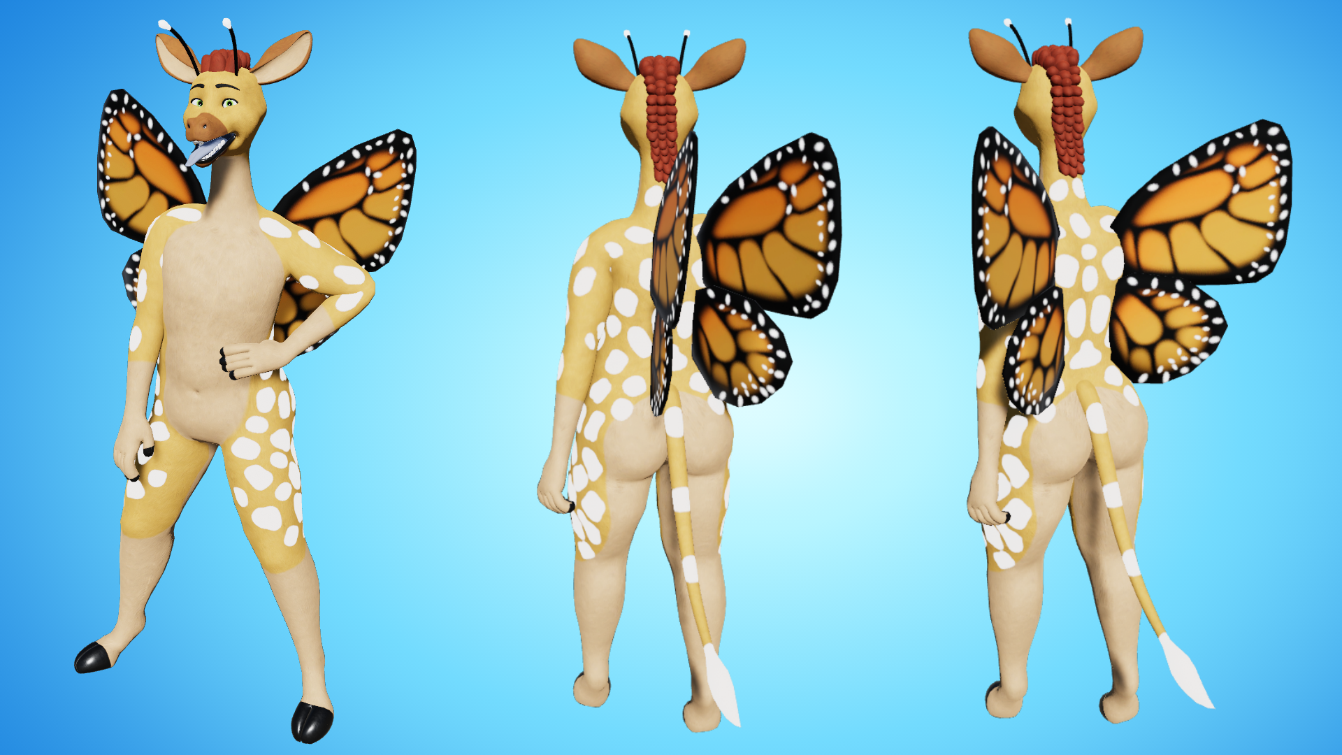 Extra - Butterfly Wings & Antennae