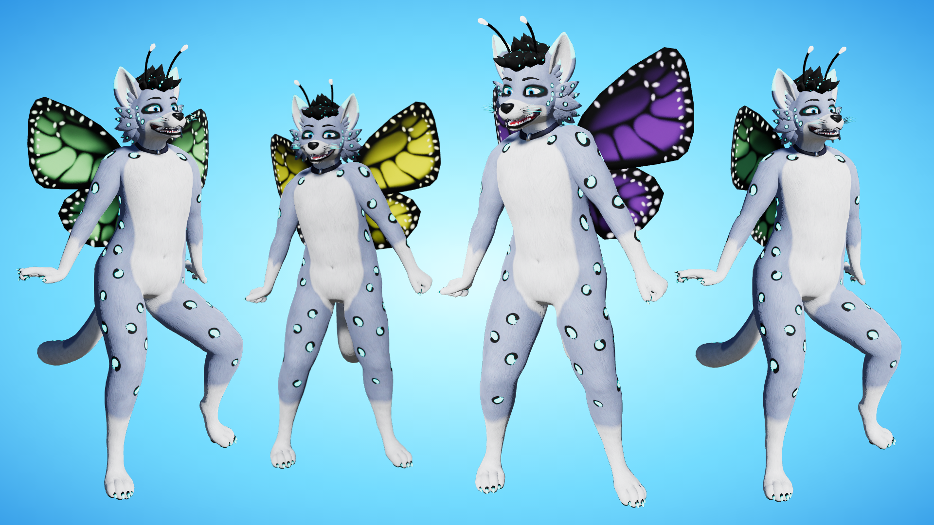 Extra - Butterfly Wings & Antennae