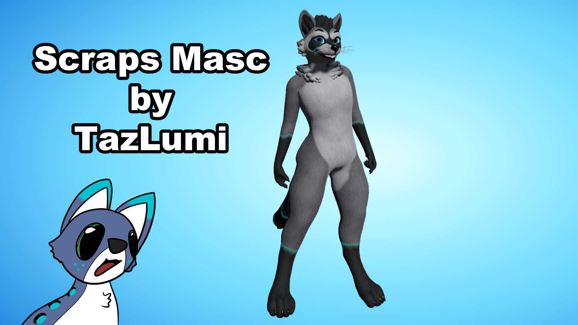 Scraps Masc VRC Avatar (PC + Quest)