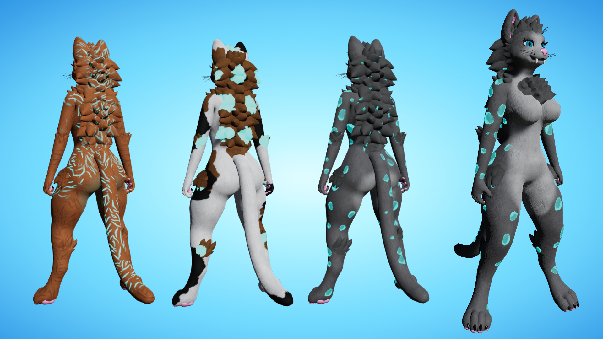 Velkitty Fem VRC Avatar (PC + Quest)