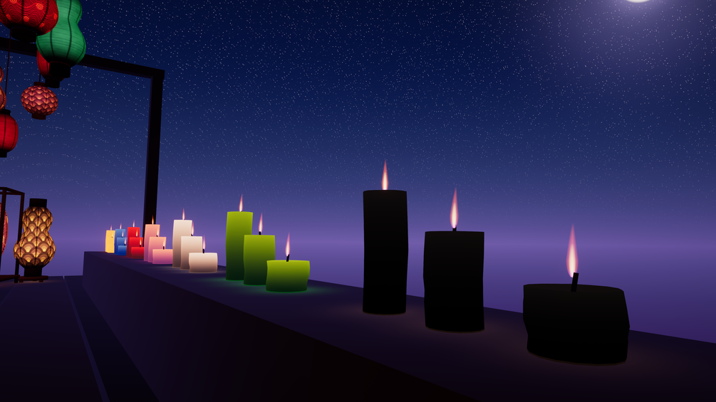 Candles & Lanterns — Prop Pack for VRChat Worlds (PC + Quest)