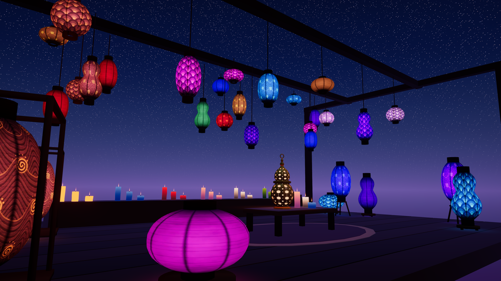 Candles & Lanterns — Prop Pack for VRChat Worlds (PC + Quest)