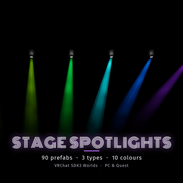 Spotlights (Audiolink  + Quest compatible)