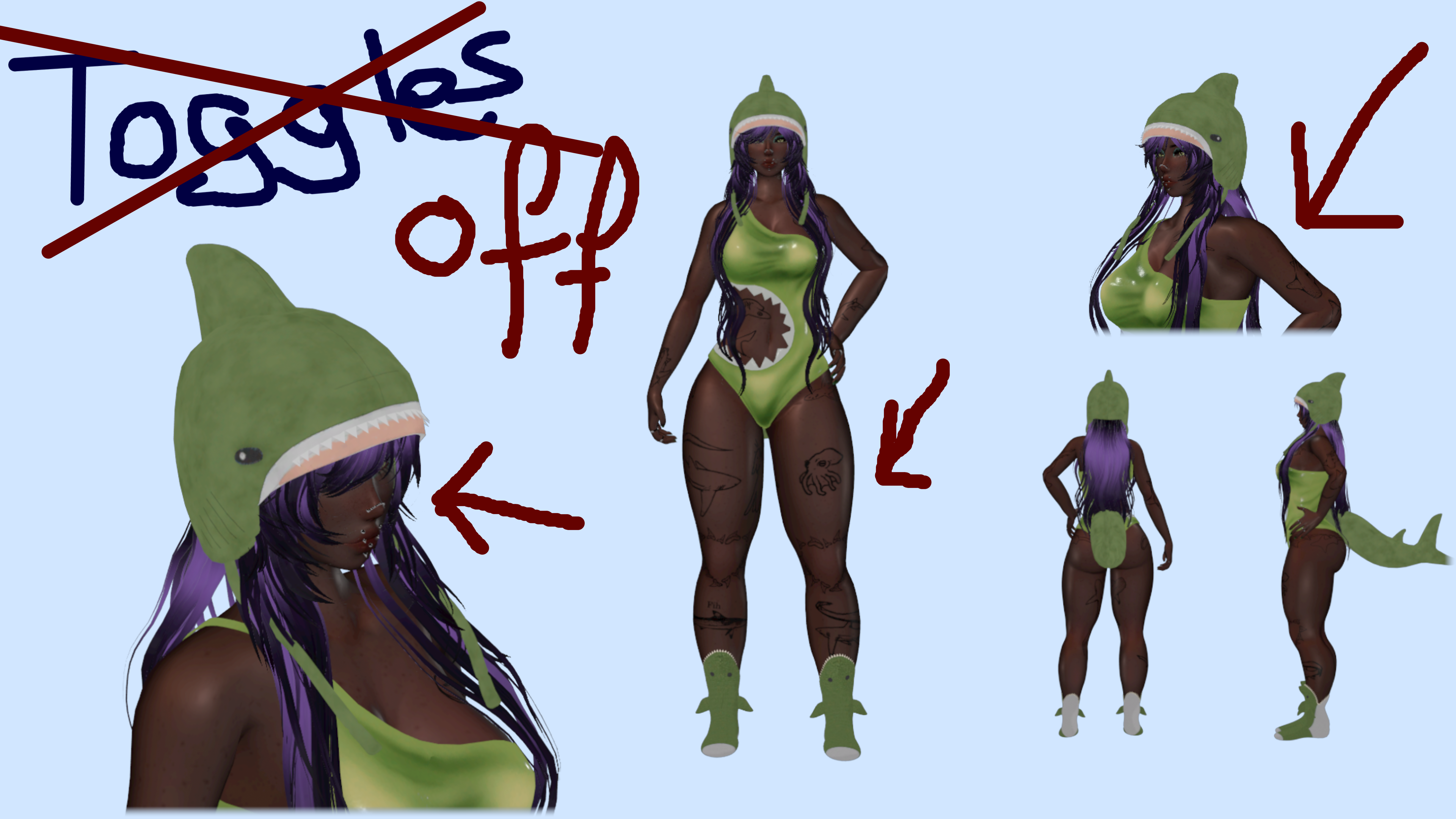 Shork the Shark Opti | Green, PC only, Optimised