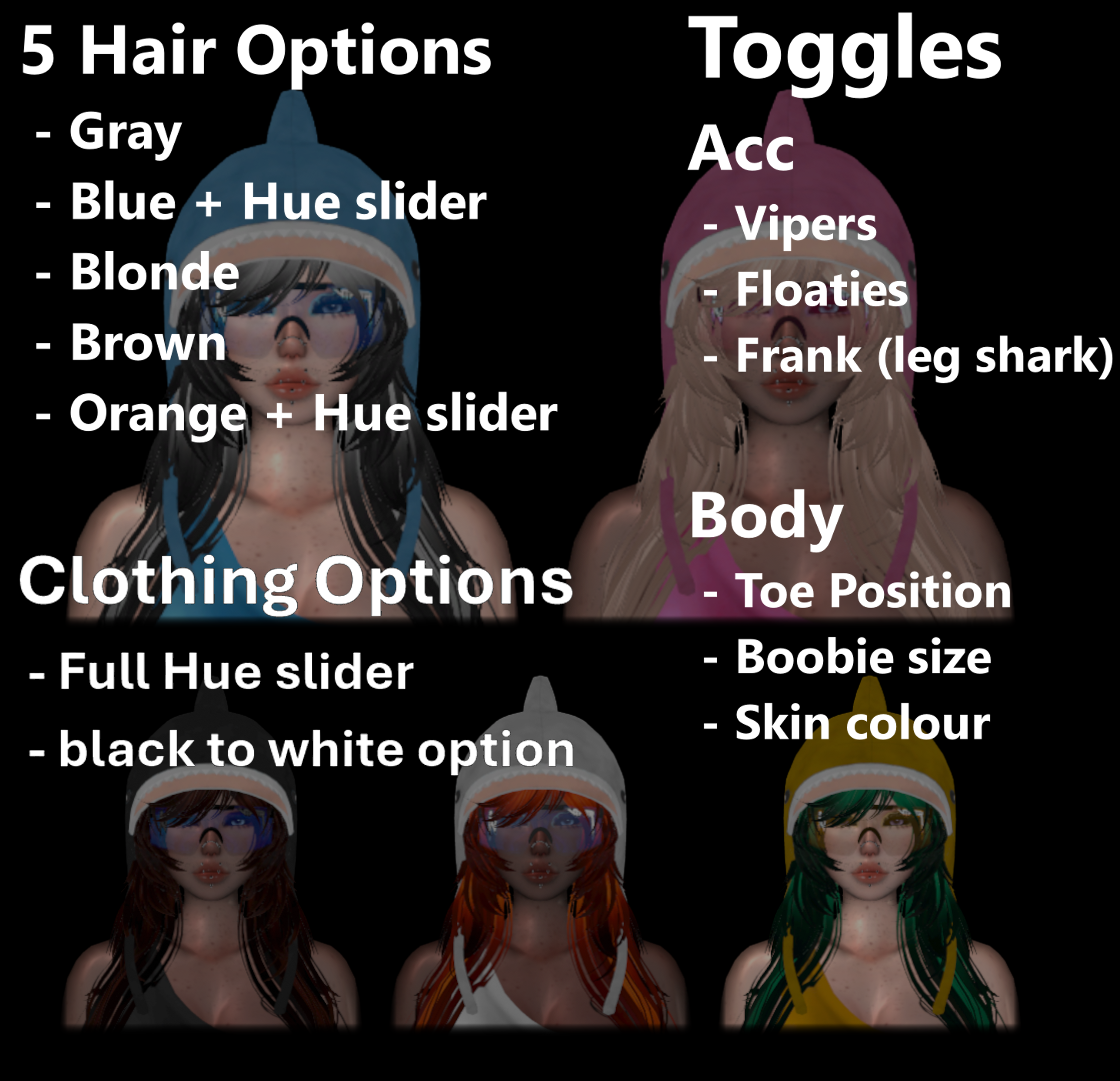 Shork the Shark Opti | Green, PC only, Optimised