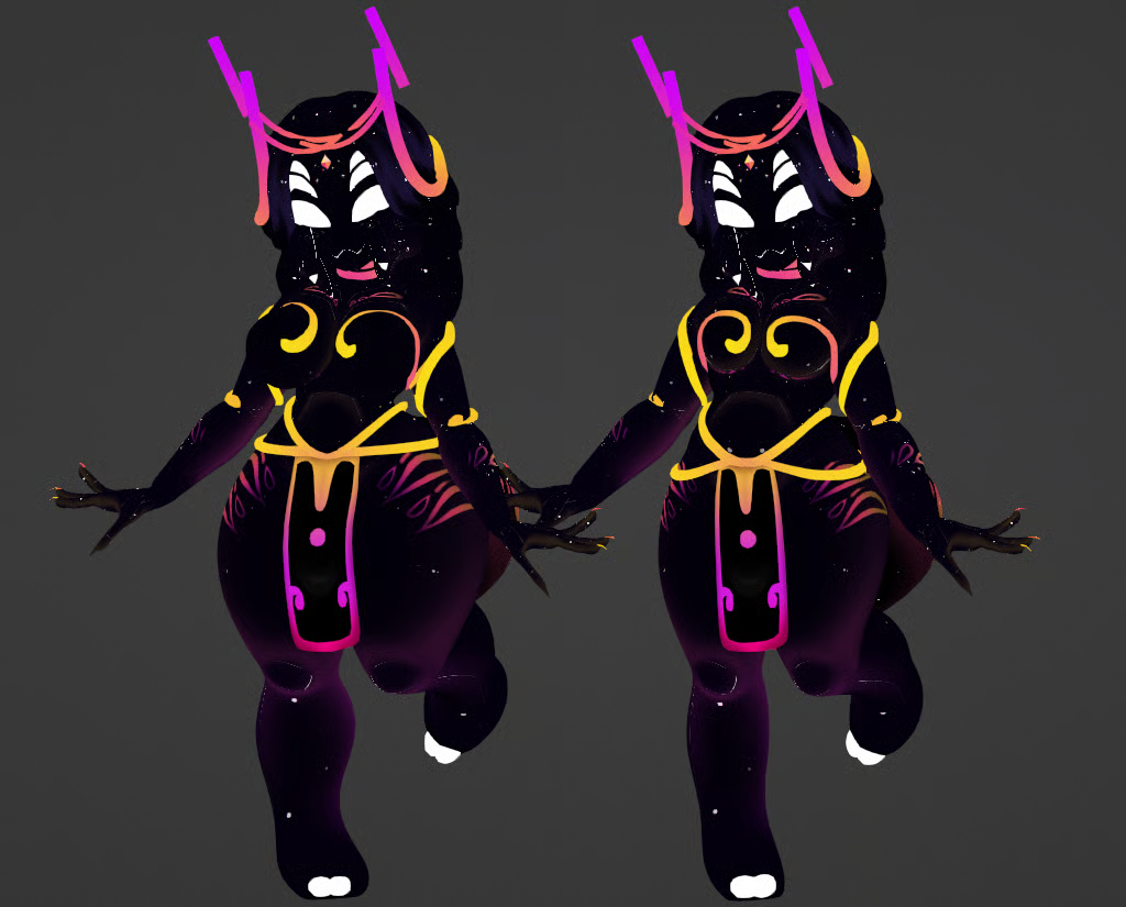 ♡ a c r i d ♡ (SFW SCRATCH MODEL PC/QUEST)