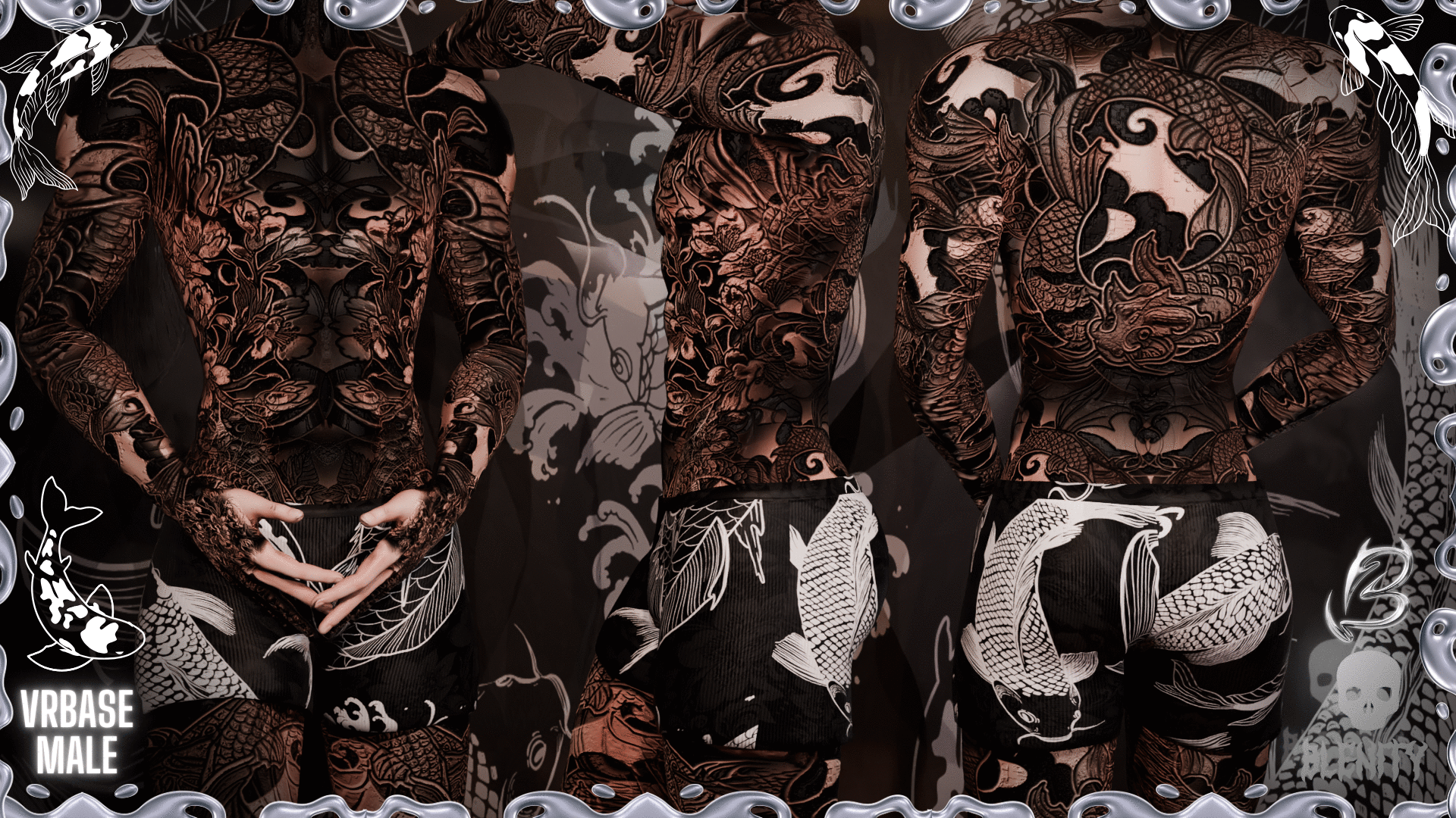Black Koi Texture