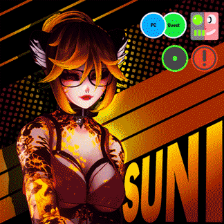 SUNI THE TIGER - SUMMER VRCHAT AVATAR [VRCFT, PC/QUEST, SPS]