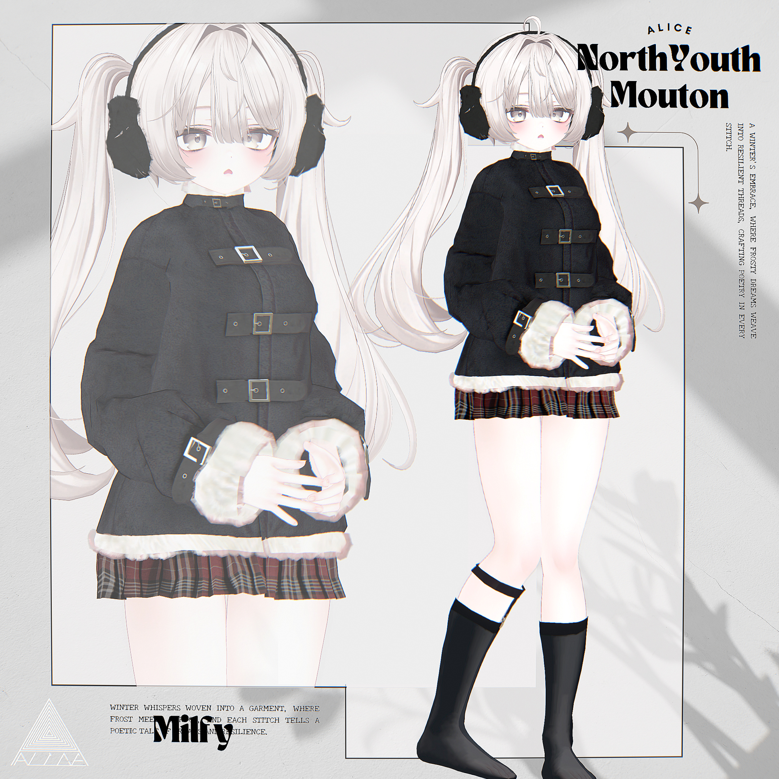 North Youth Mouton - VRChat Clothing