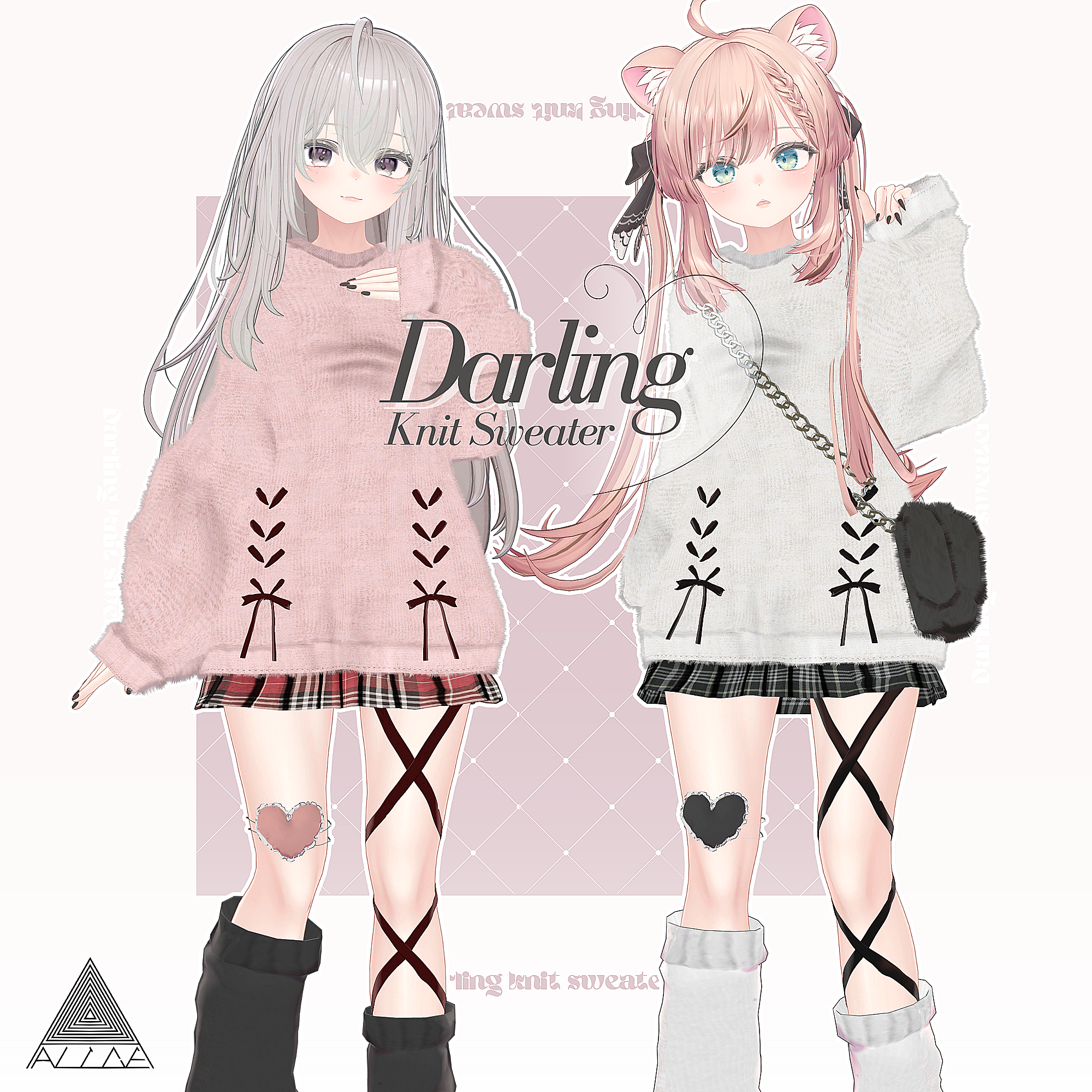 Darling knit sweater - VRChat Women's Clothing