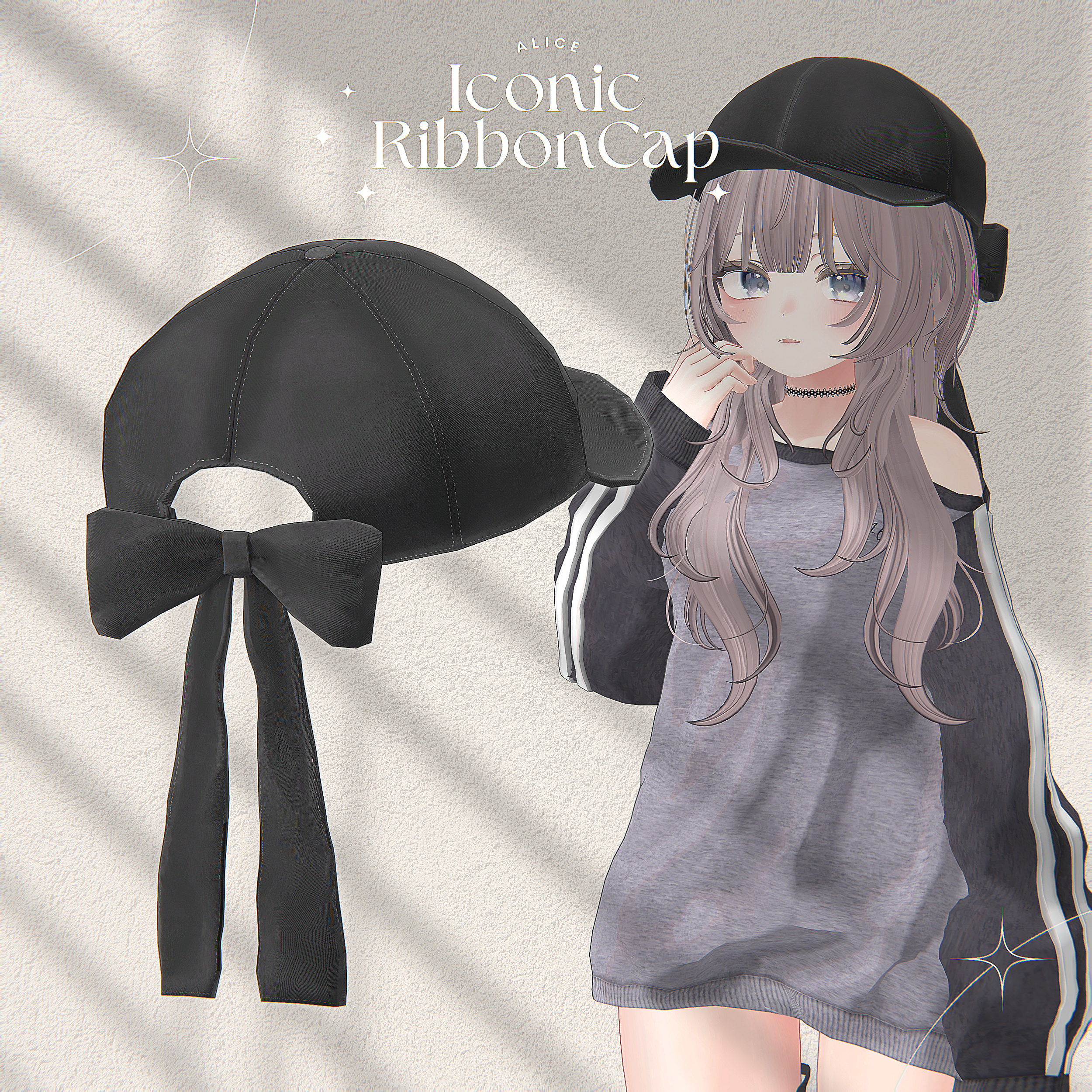 Iconic Ribbon Cap - VRChat Hat
