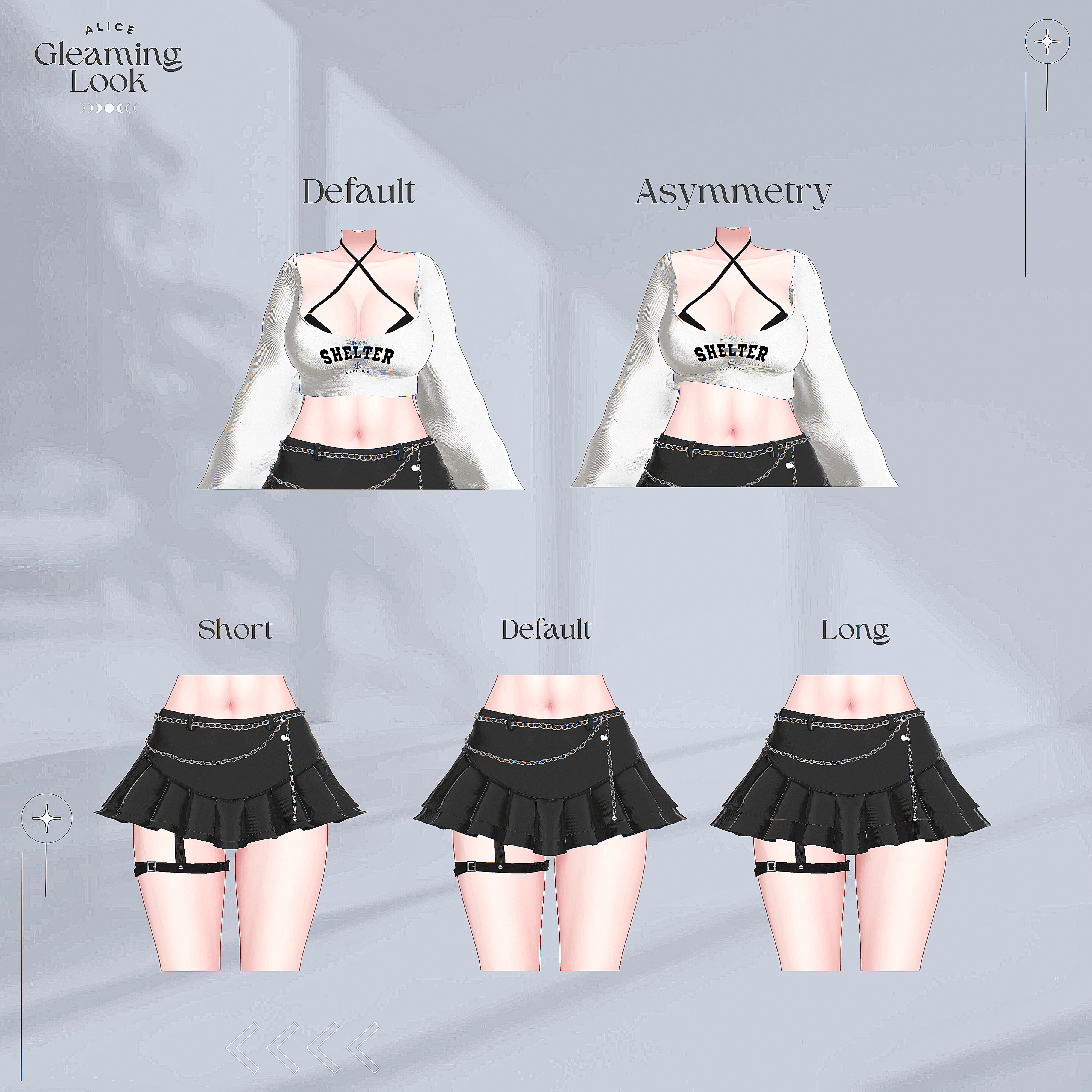 Gleaming Look - VRChat Women's Clothing