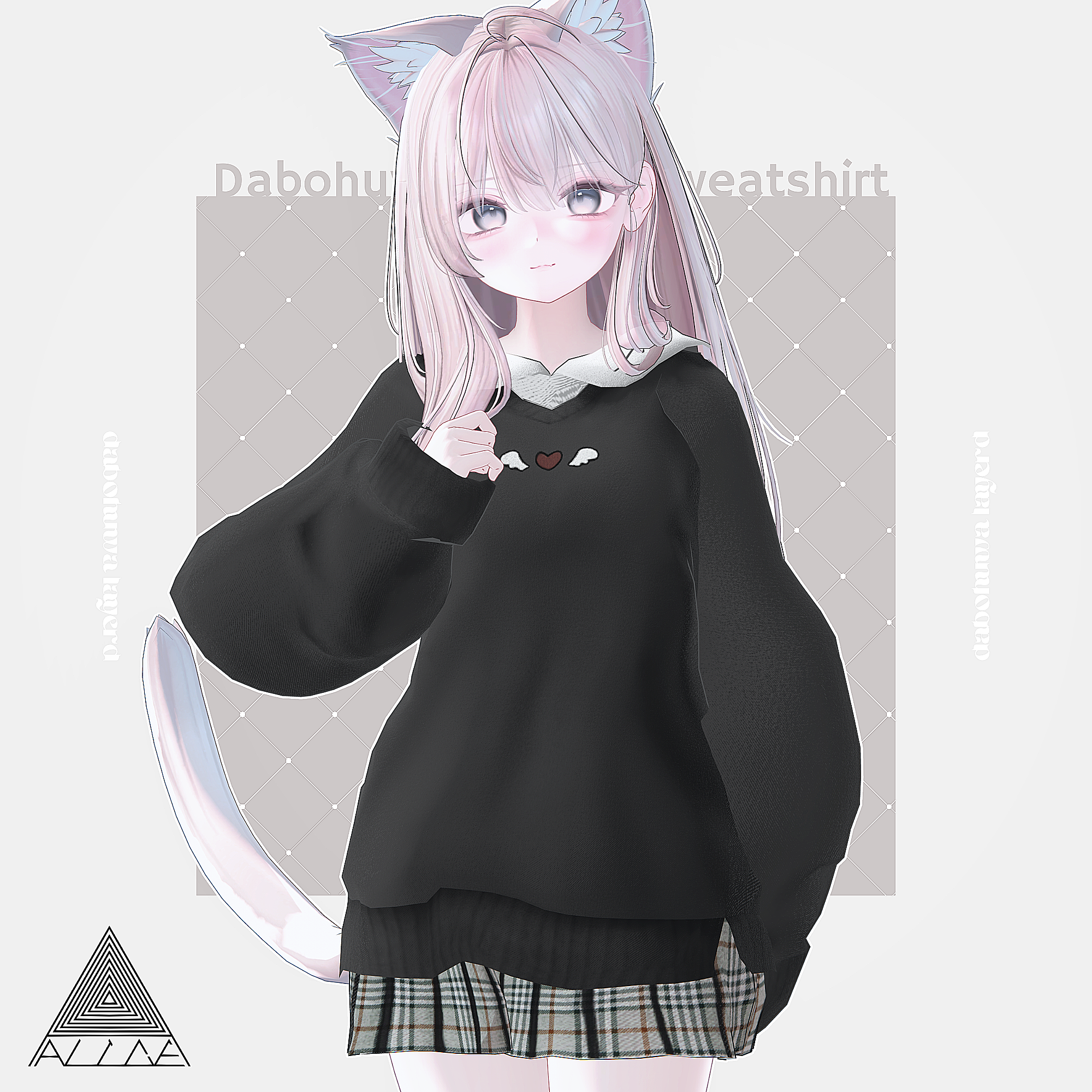 Dabofuwa Layered Sweatshirt - VRChat Women's Clothing