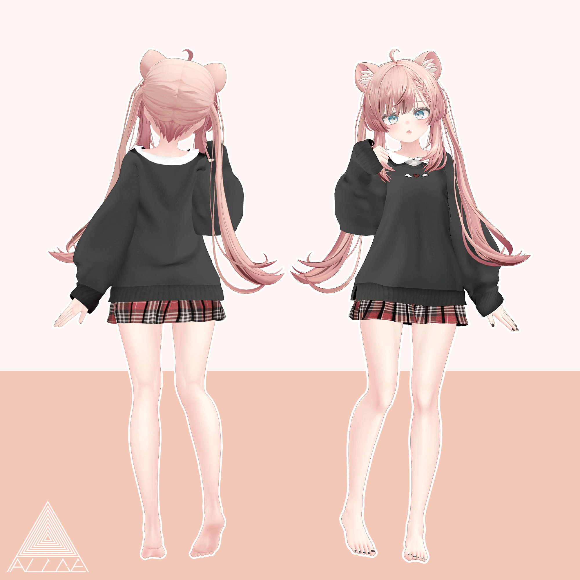 Dabofuwa Layered Sweatshirt - VRChat Women's Clothing