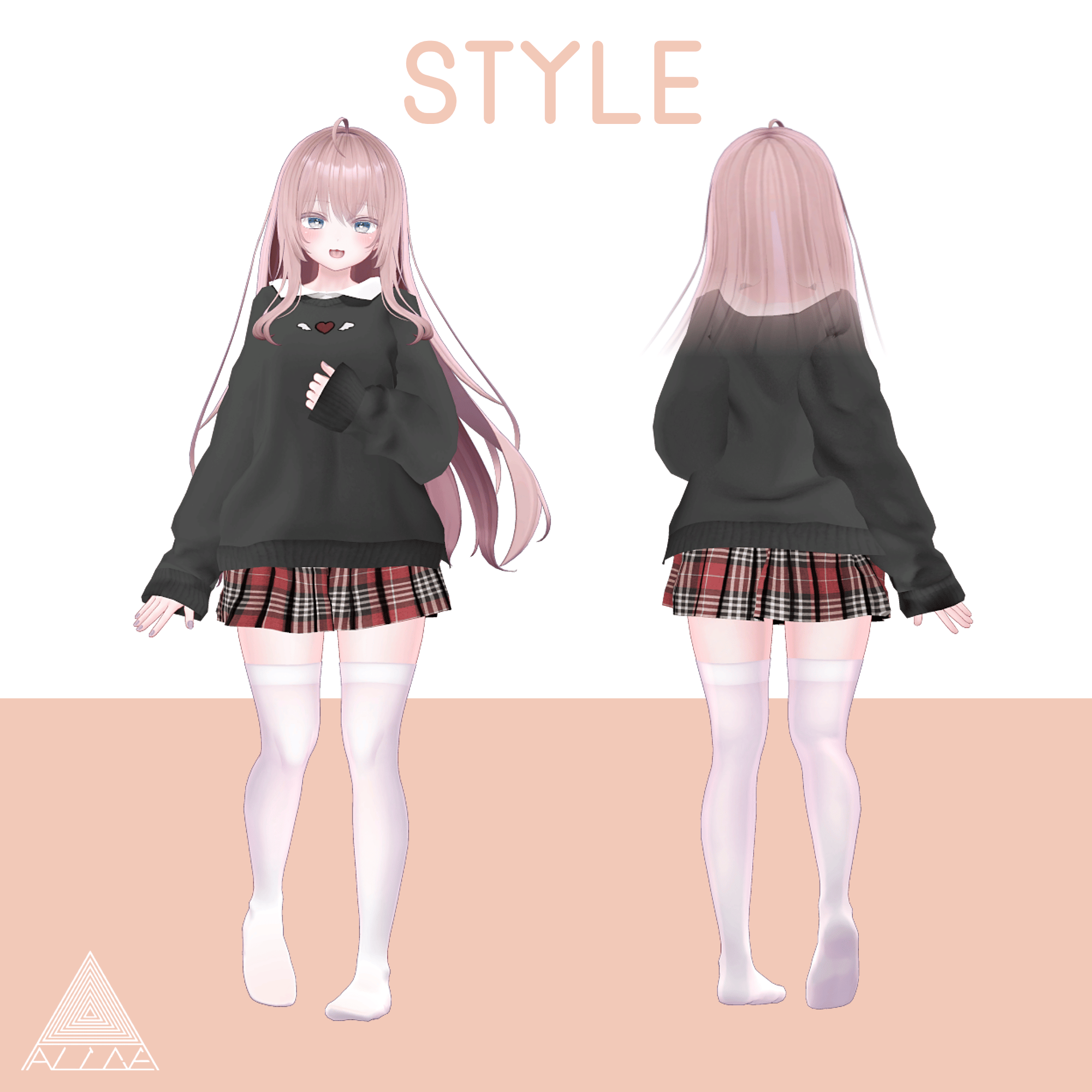 Dabofuwa Layered Sweatshirt - VRChat Women's Clothing