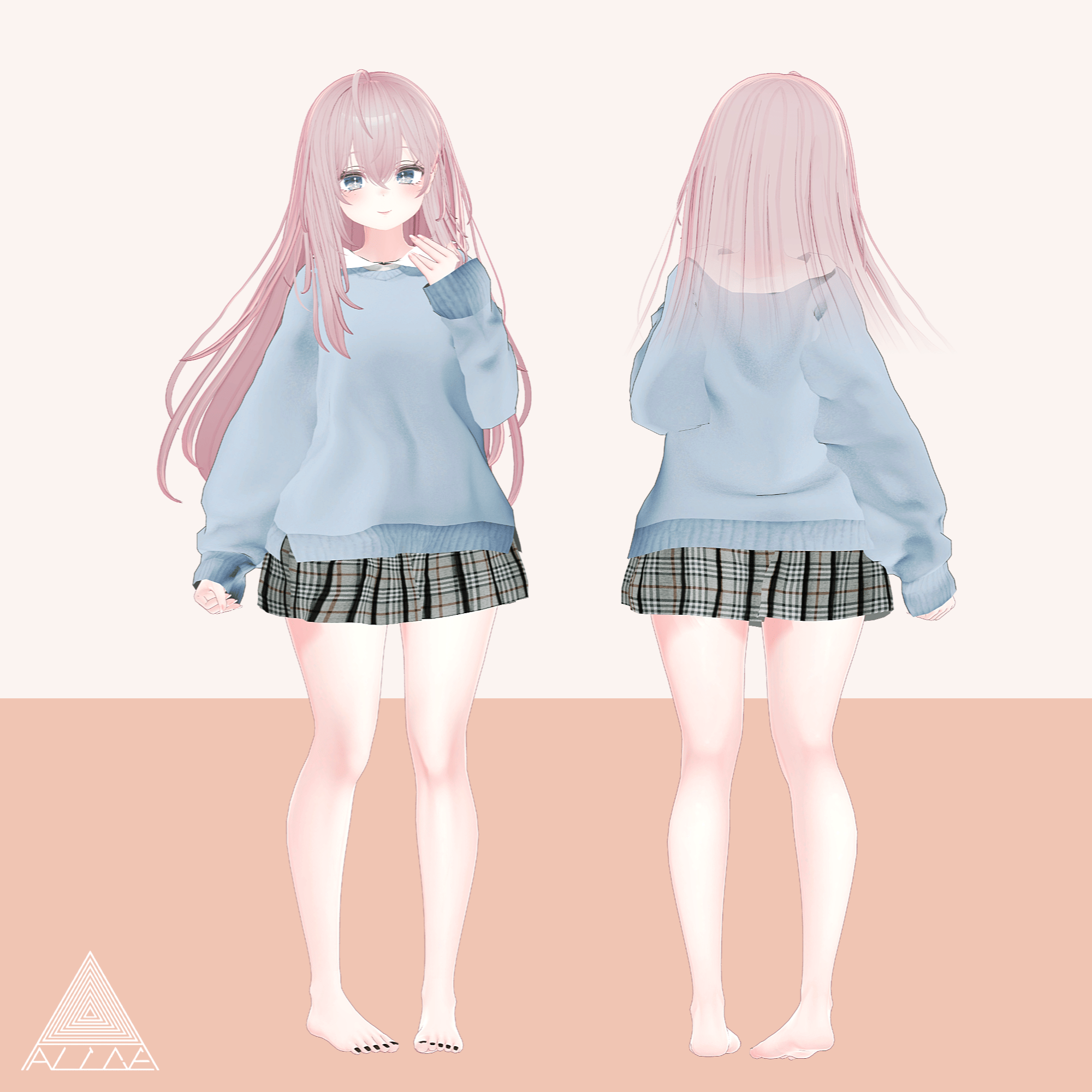 Dabofuwa Layered Sweatshirt - VRChat Women's Clothing