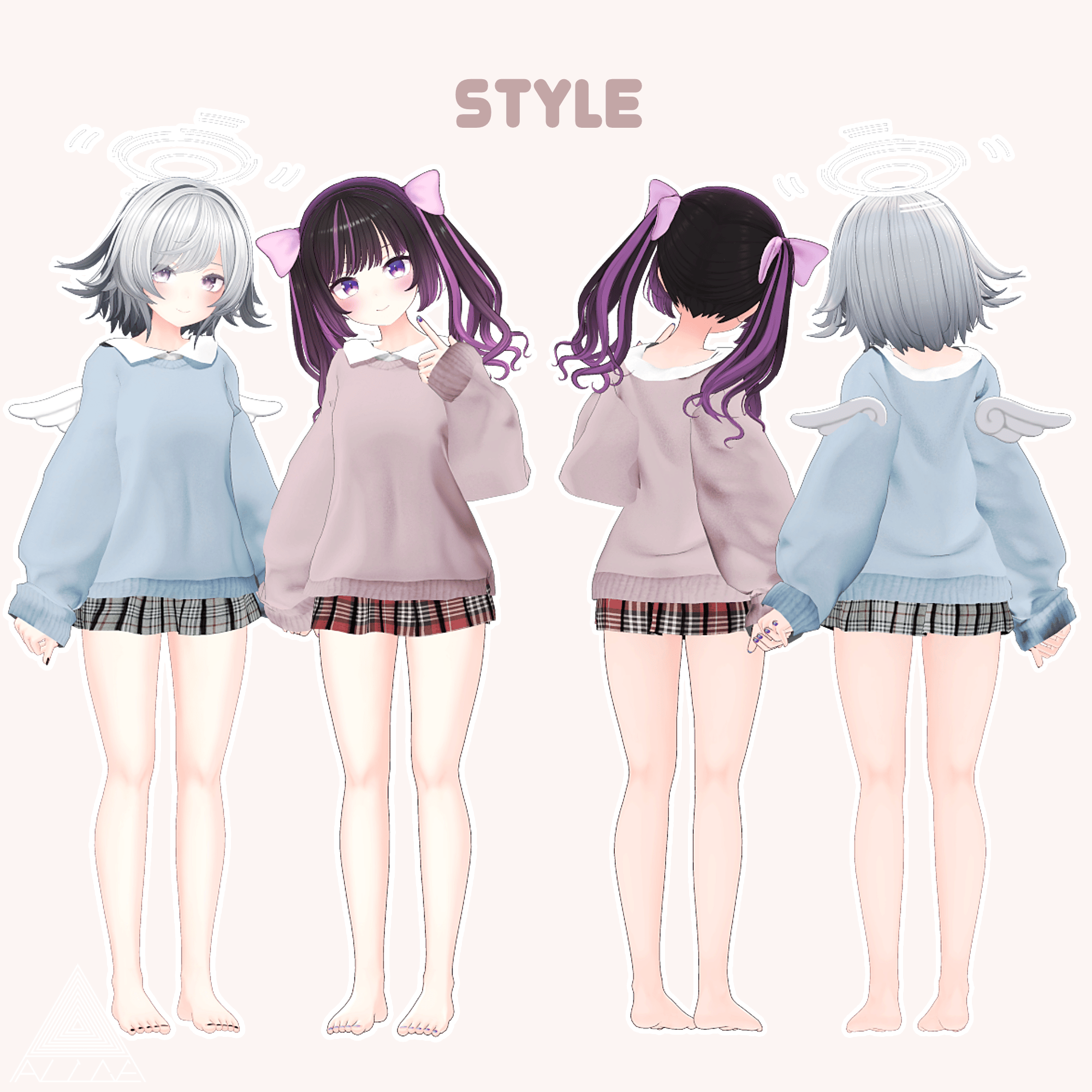 Dabofuwa Layered Sweatshirt - VRChat Women's Clothing