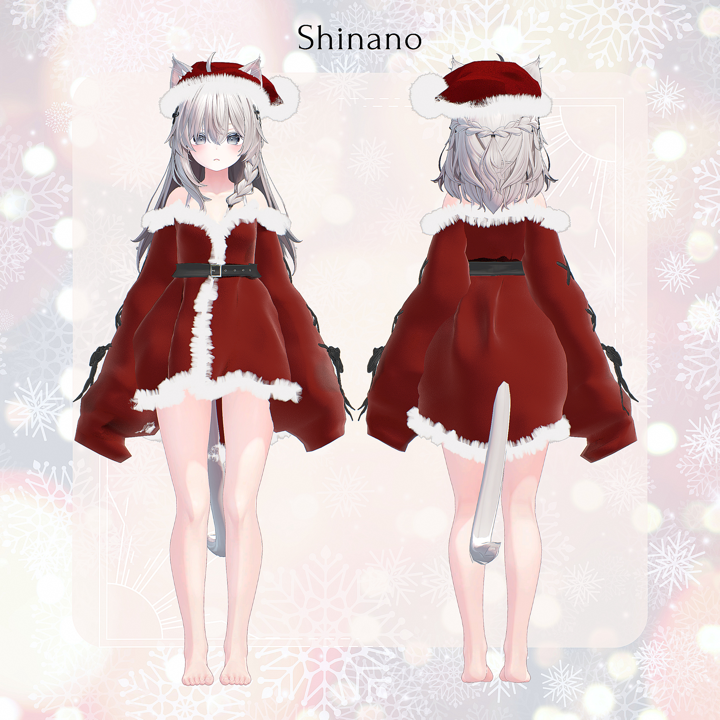 Winter Velvet Onepiece - VRChat Women's Clothing