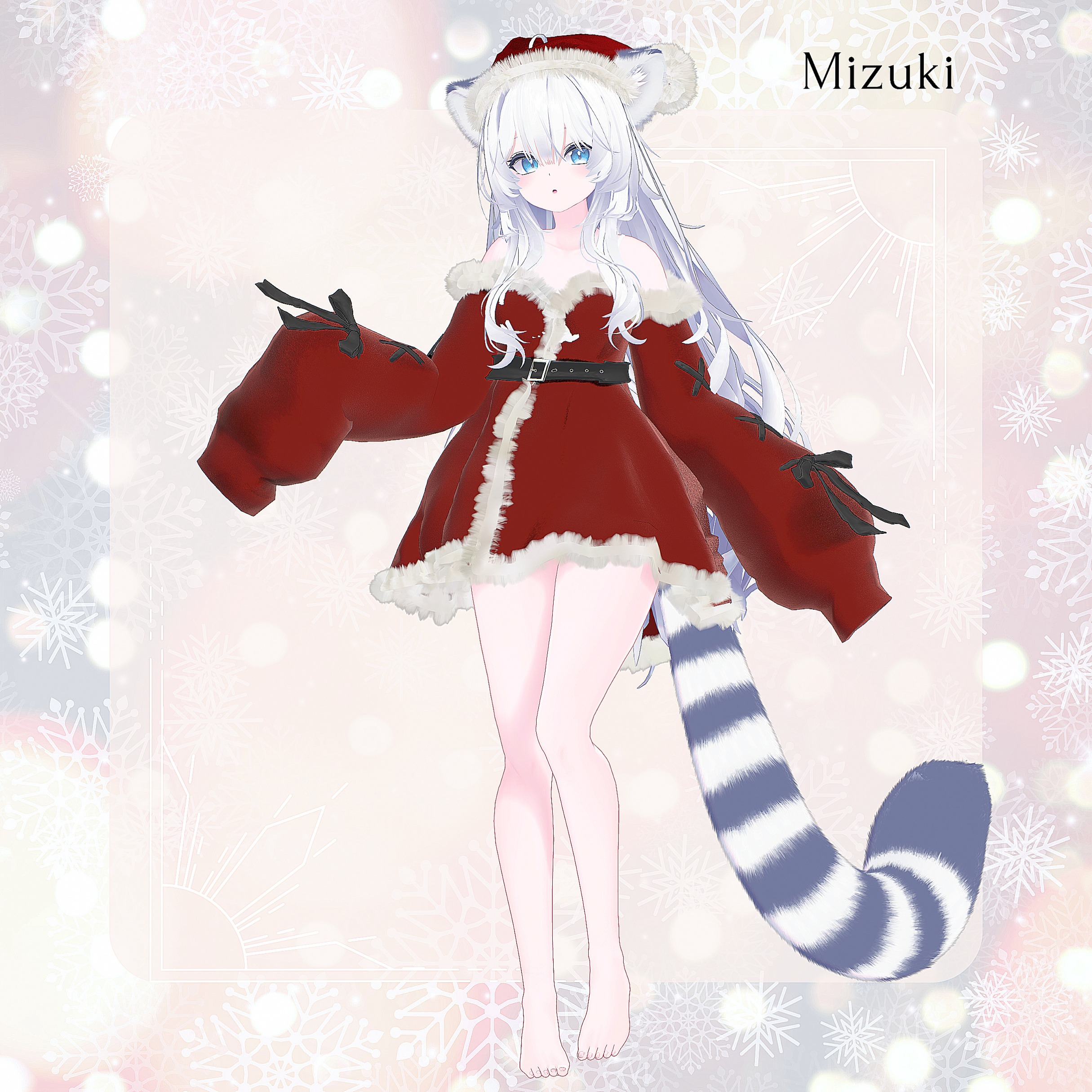 Winter Velvet Onepiece - VRChat Women's Clothing