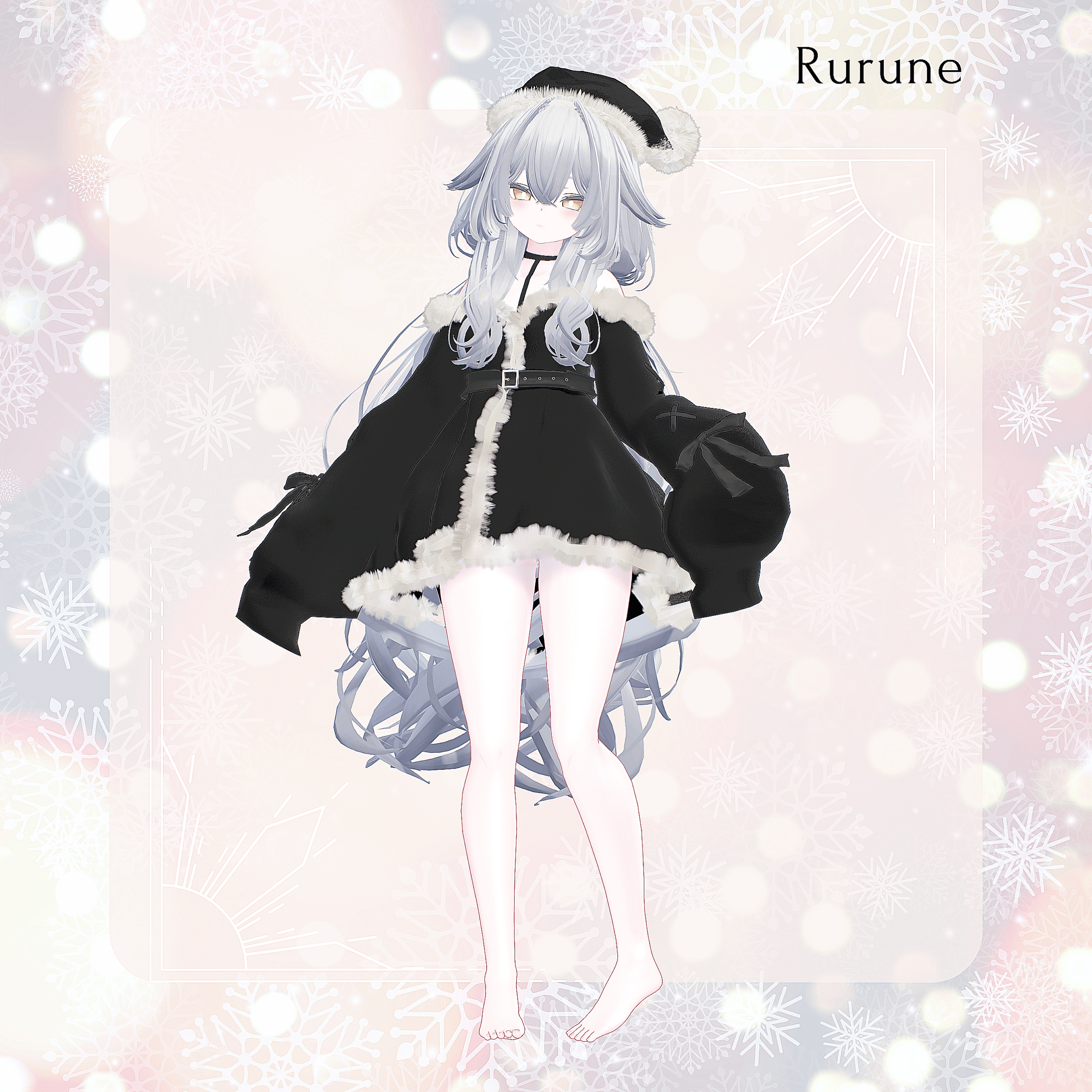 Winter Velvet Onepiece - VRChat Women's Clothing