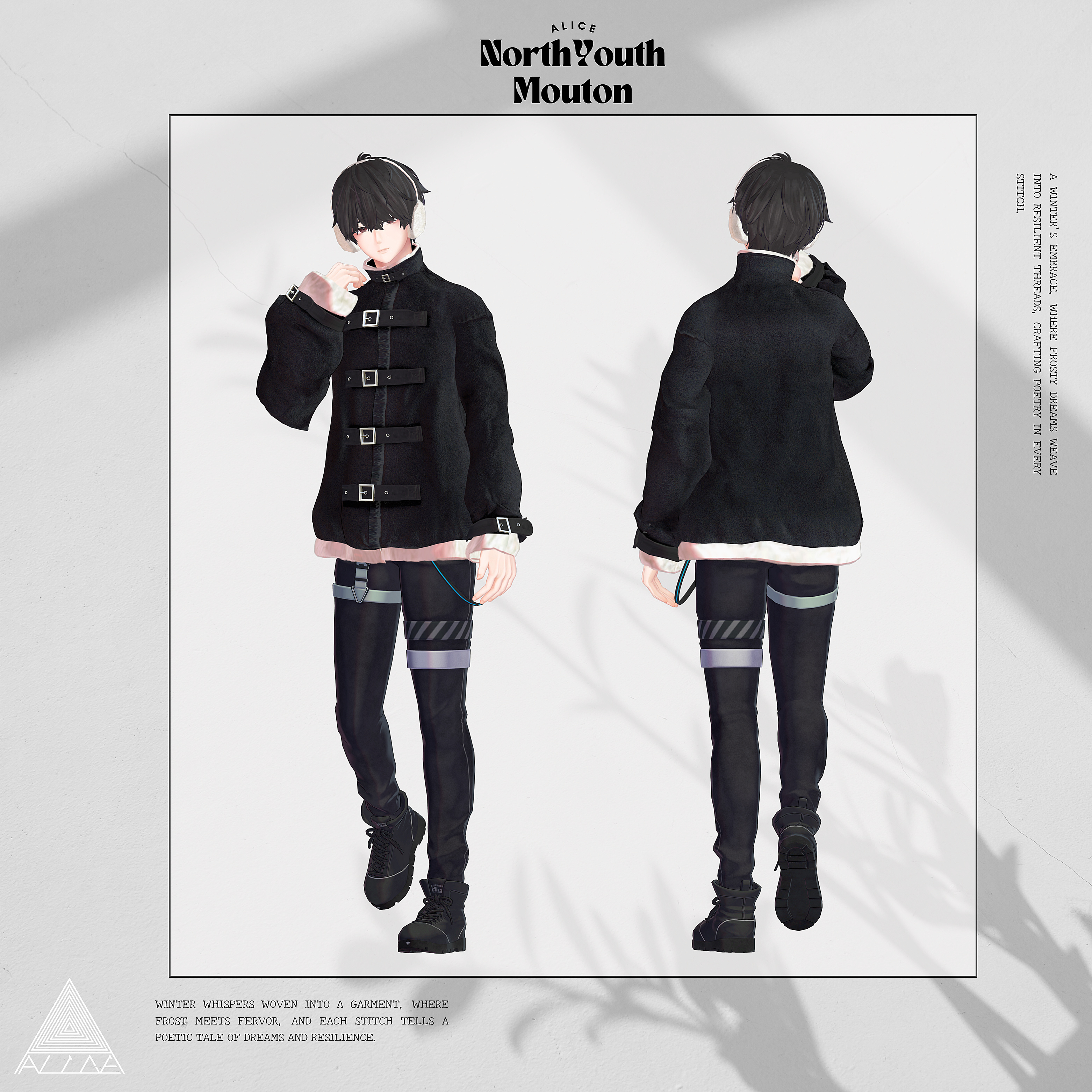 North Youth Mouton - VRChat Men's Clothing